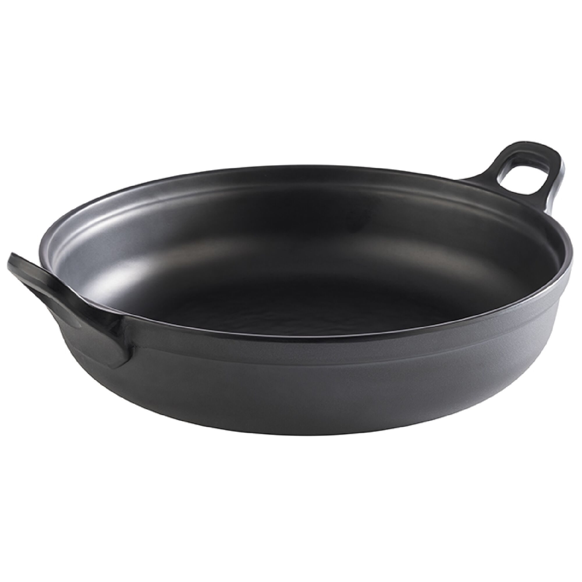 (6 pcs) Coupe - PADELLA - Mélamine - 3L - carré - avec poignées - lot de 6 - 280x280mm - Profondeur : 90mm - Noir