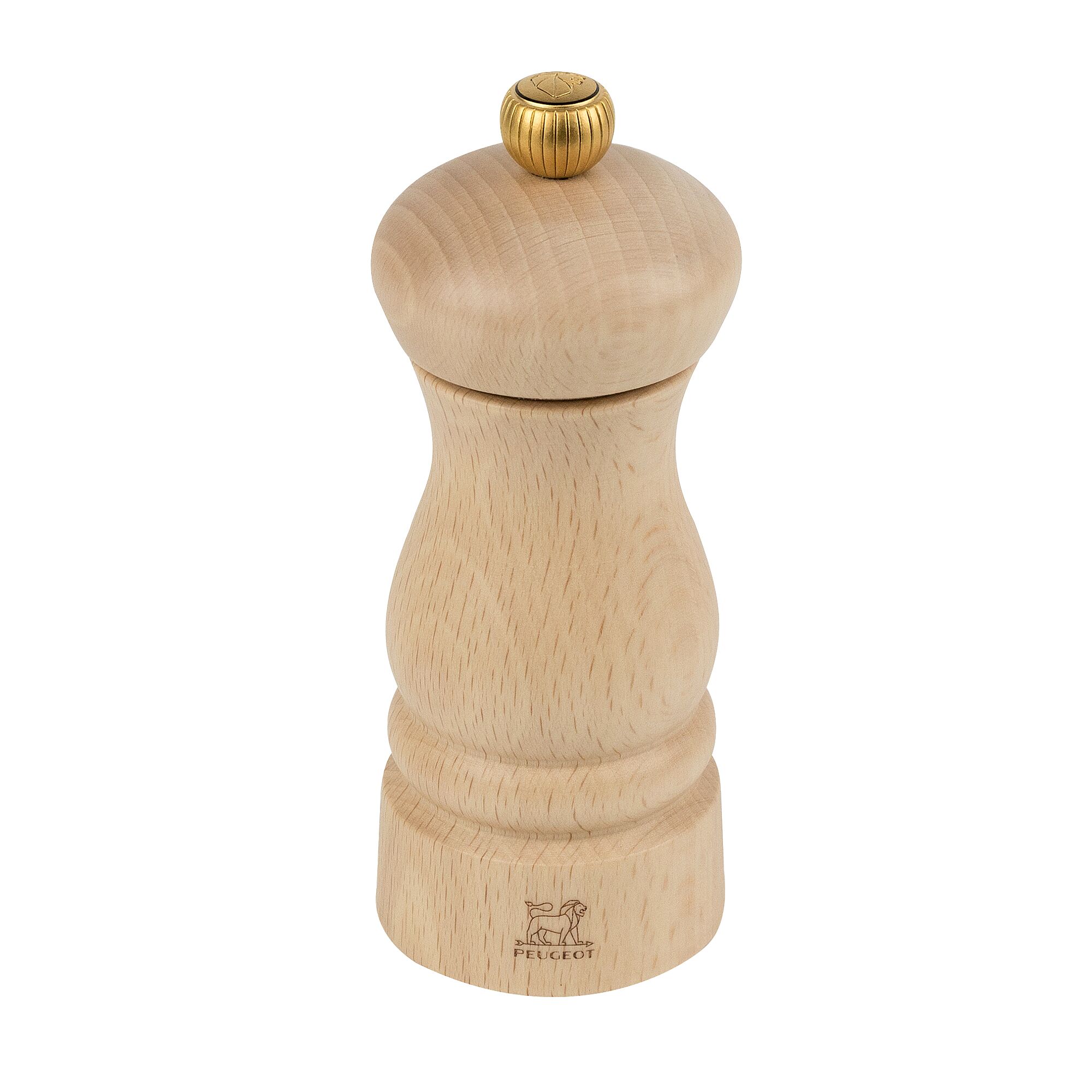 (6 Stück) PEUGEOT | CLERMONT - Pfeffermühle - Holz - Natur - Höhe: 130mm