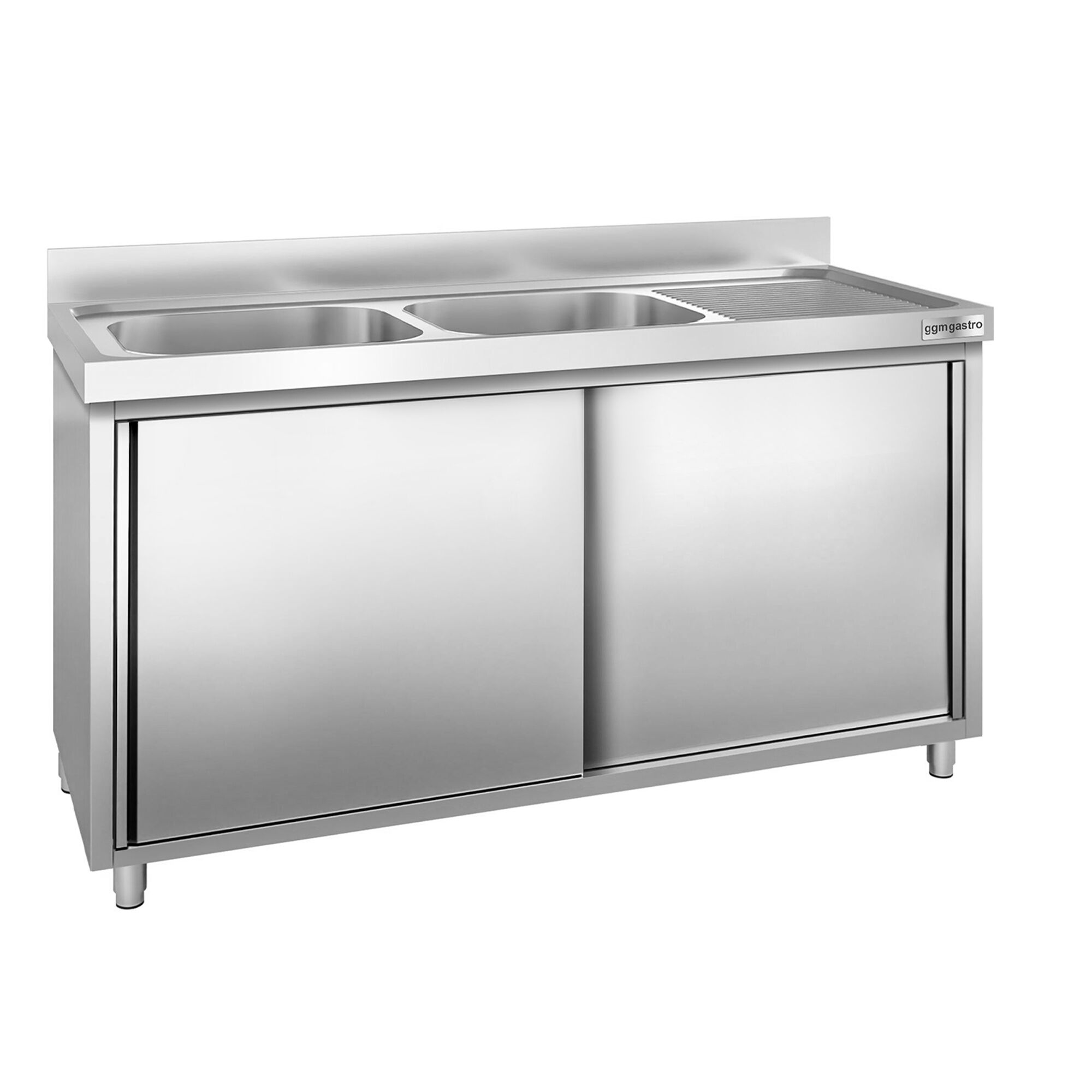 Plonge PREMIUM - 1800x700mm - avec 2 bacs
