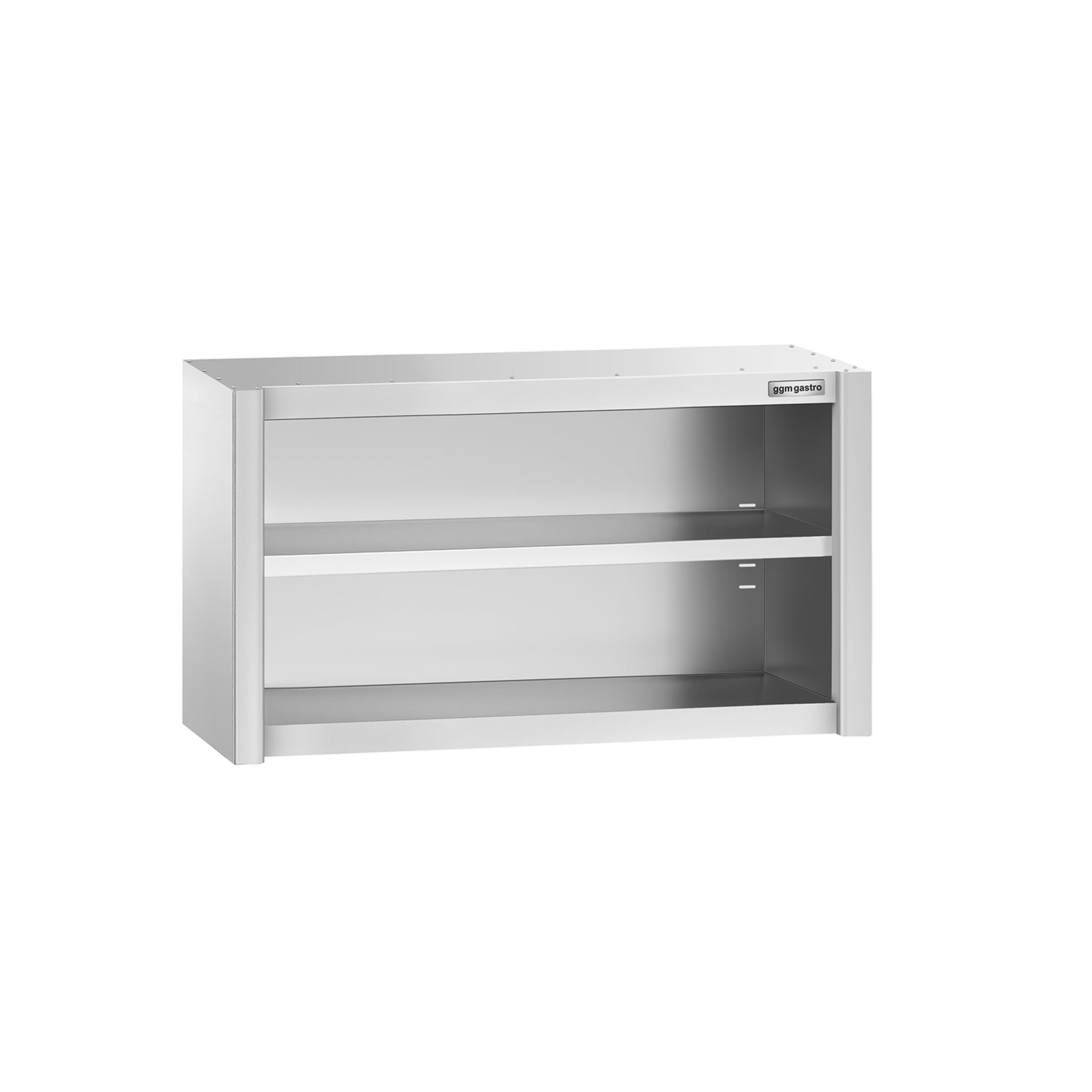 Armoire murale en acier inoxydable PREMIUM - 1000x400mm - sans portes (ouvert) - 650mm de haut