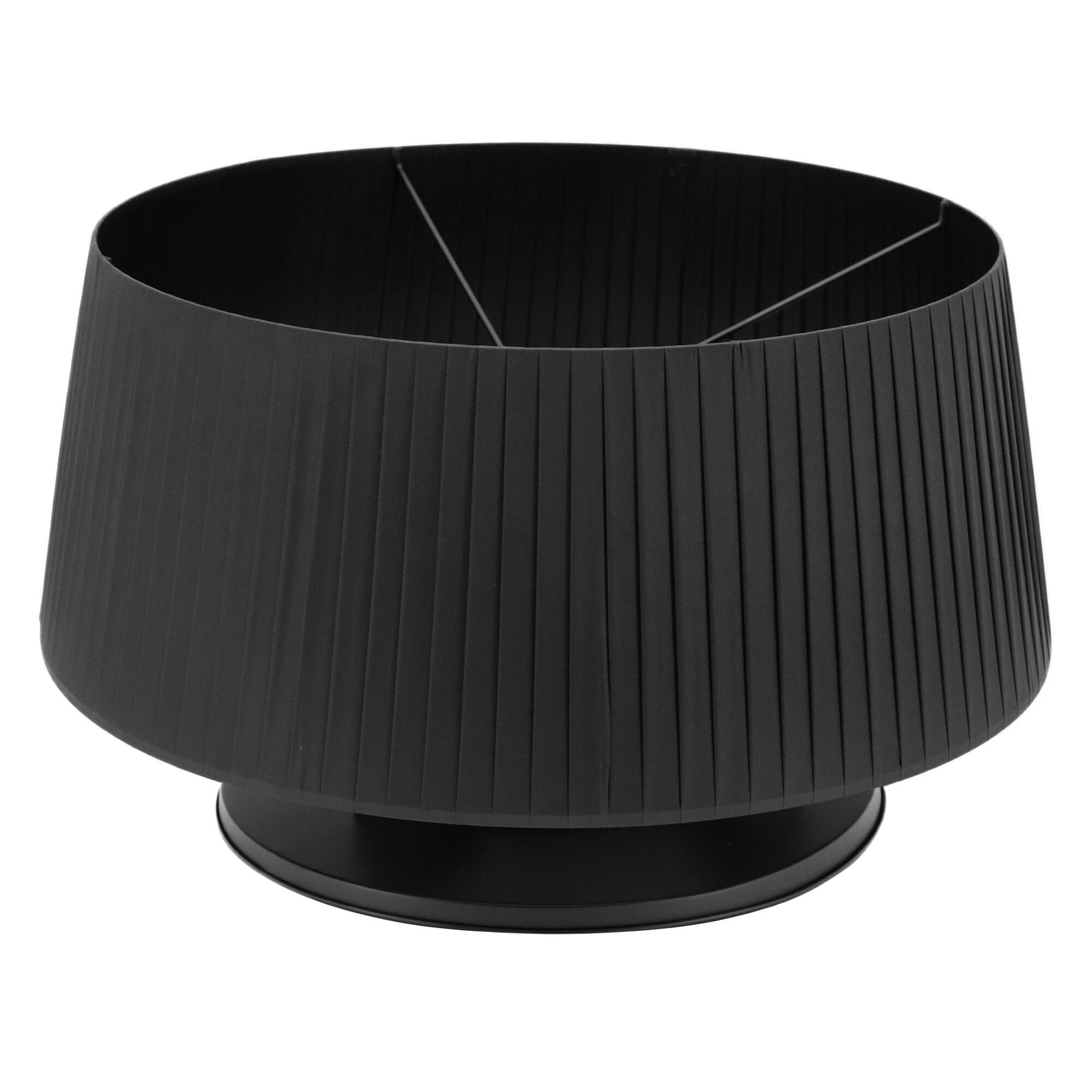 Chauffage sur pied avec abat-jour rond - 3 kW - télécommande et minuterie incluses