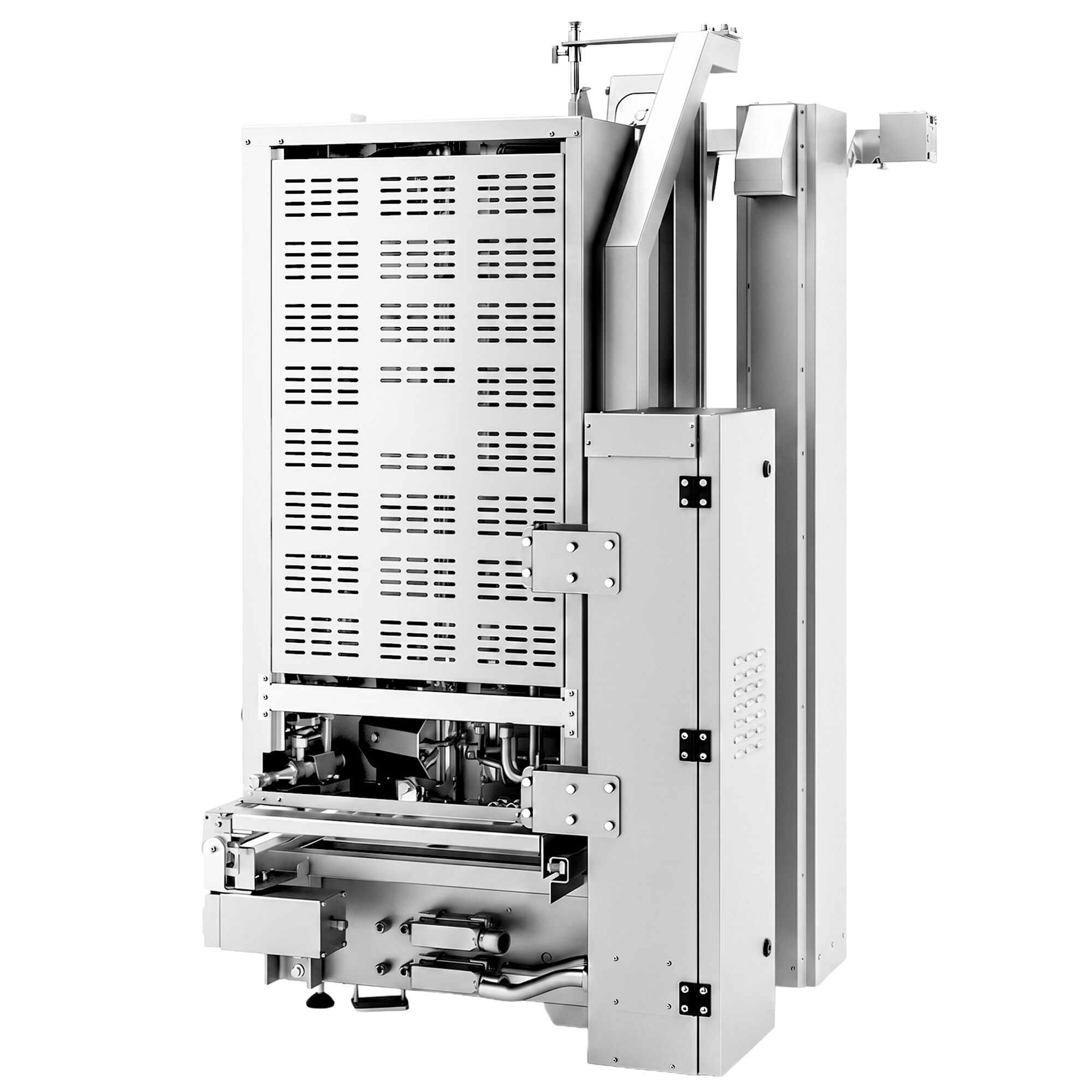 Gas Kebabrobot - justerbar brännarsektion - V-formad brännarsektion - 37,24 kW - max. 280 kg - inkl. 1 köttspett