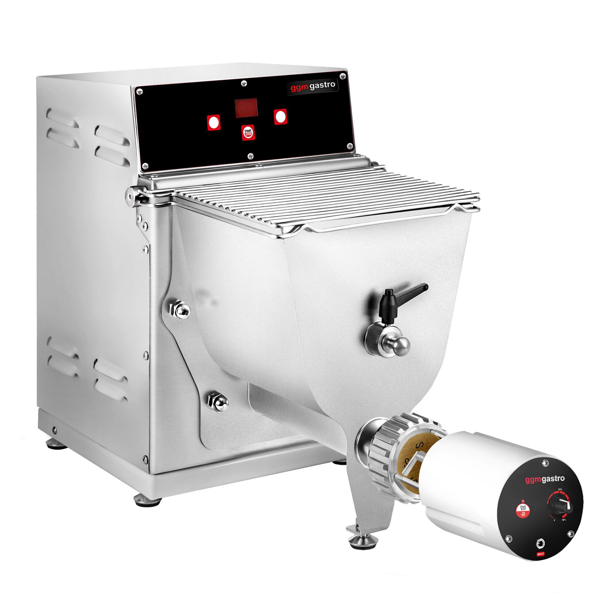 Machine à pâtes électrique – 8 kg/h – 370 watts – Ø 57 mm filière – incl. coupe-pâtes