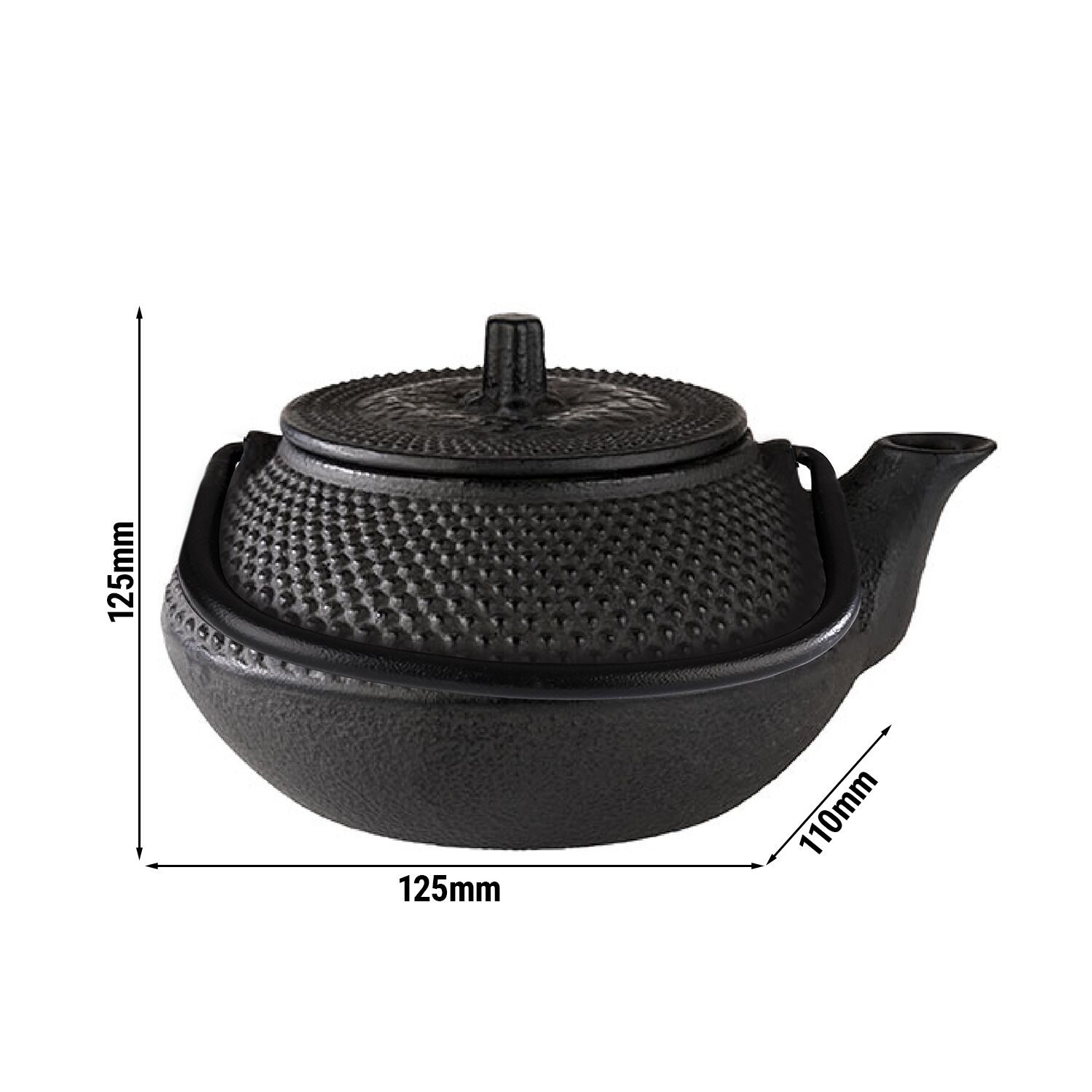 Théière ASIA - 0,3L - Fonte - Noir