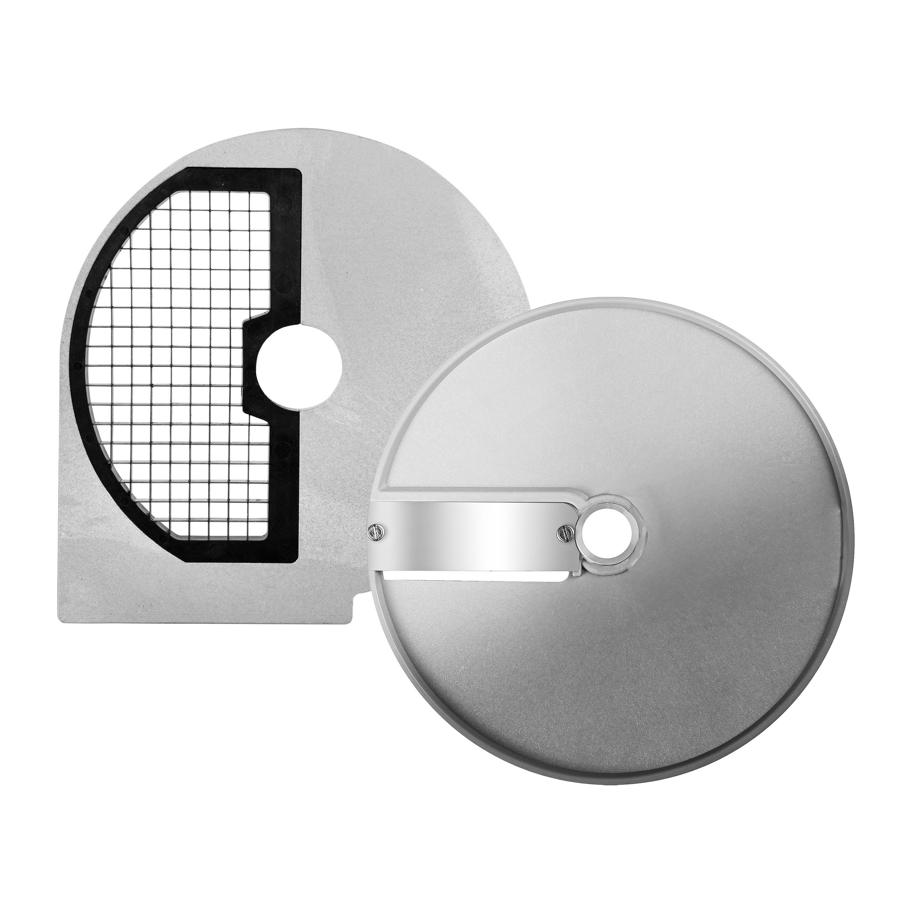 Conjunto de grelha de cubos para cortador de legumes GSA5 - Alumínio - 8x8mm - Ø 220mm - compatível com GSA5