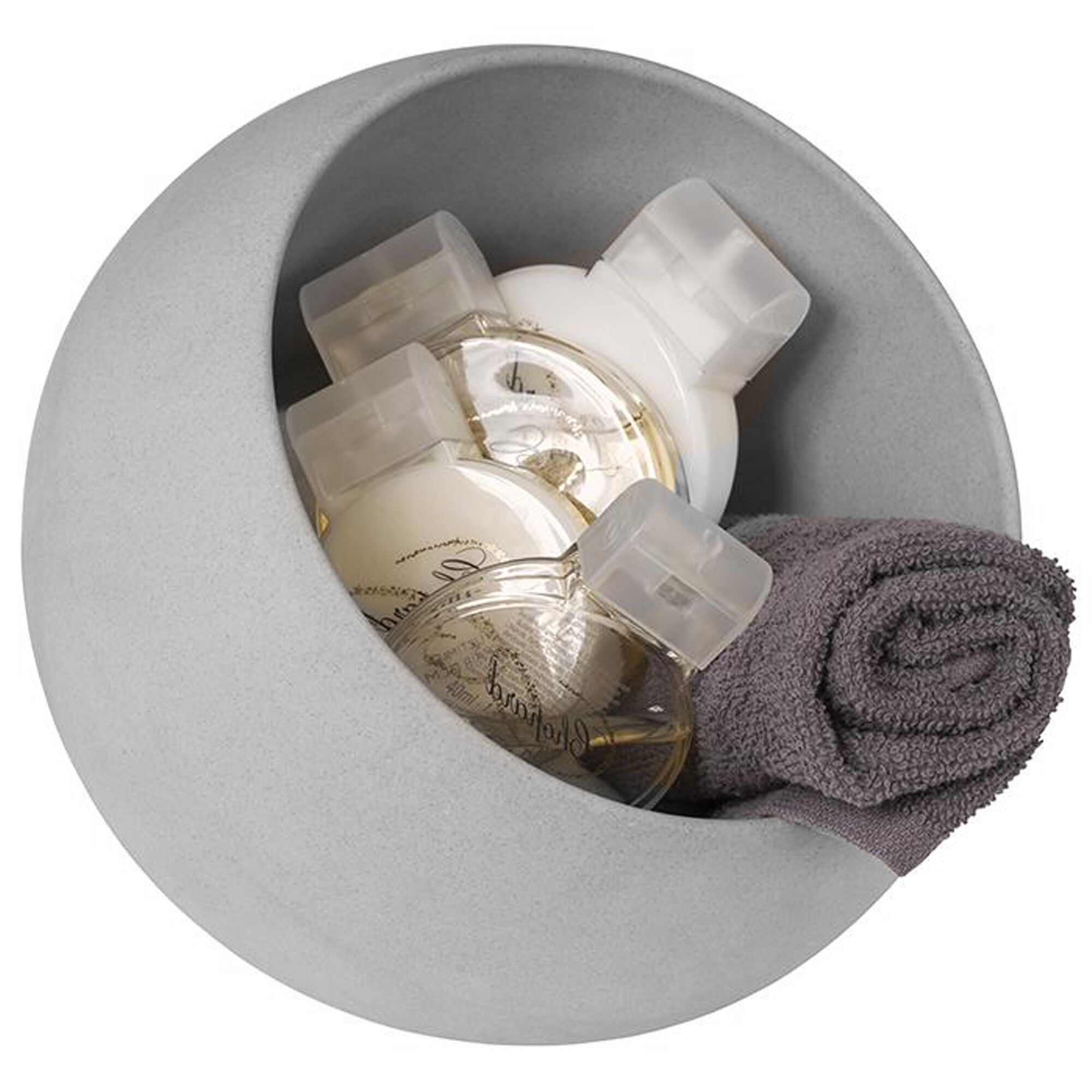 Set de service MOON - Mélamine - 0,8L - carré - 190x190mm - Profondeur : 175mm - Gris