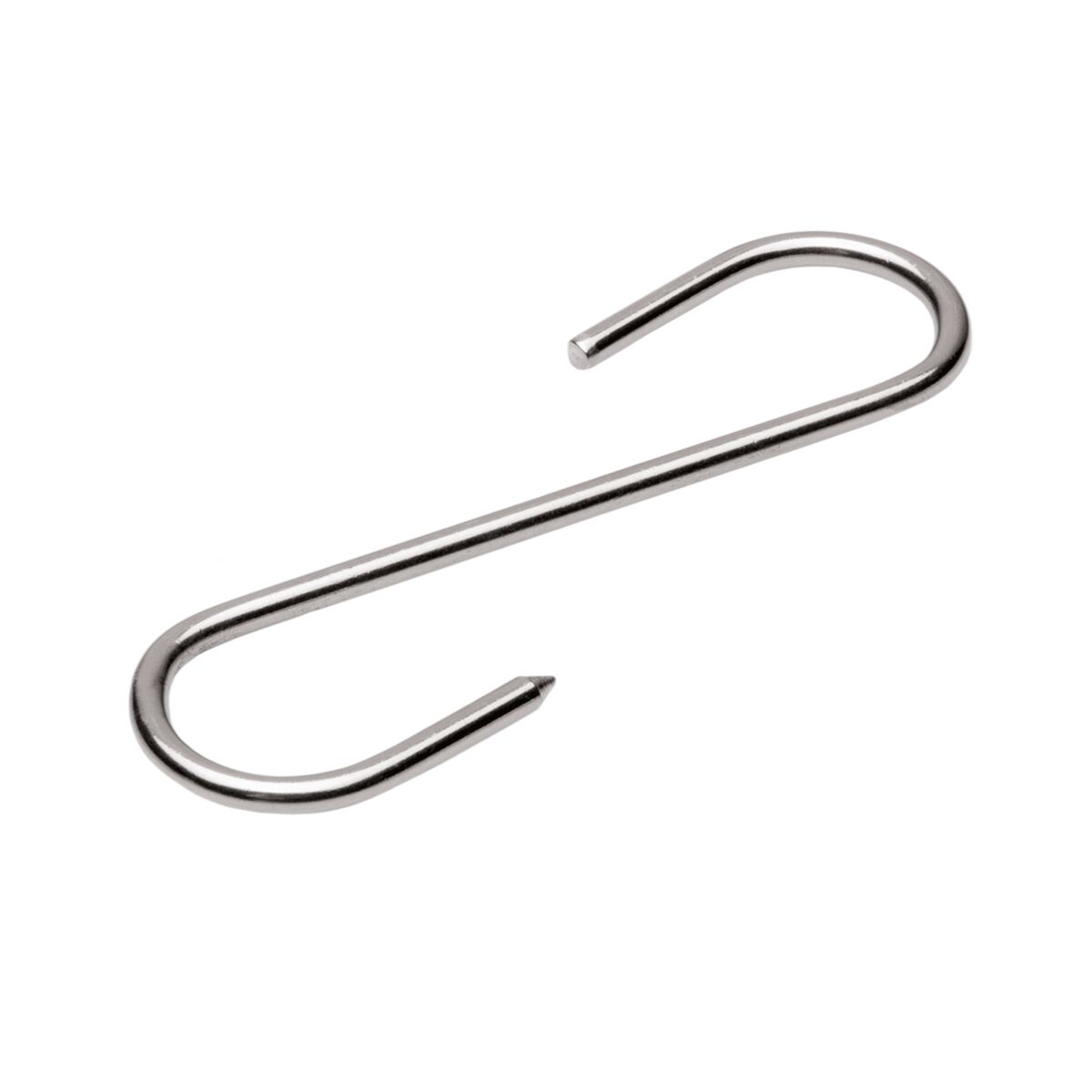 (24 pcs) Meat hook - Stainless steel - Length: 120mm - Thickness: 4mm - for meat maturing cabinet