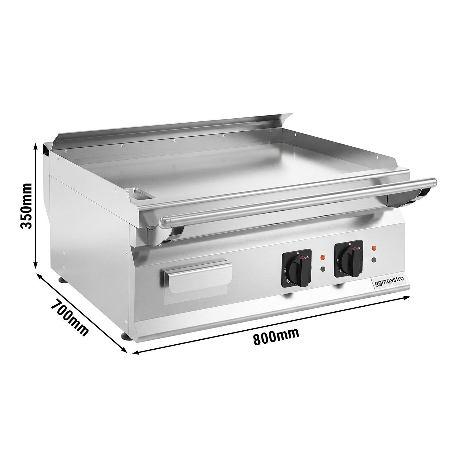 Elektrische teppanyaki-bakplaat - 9 kW