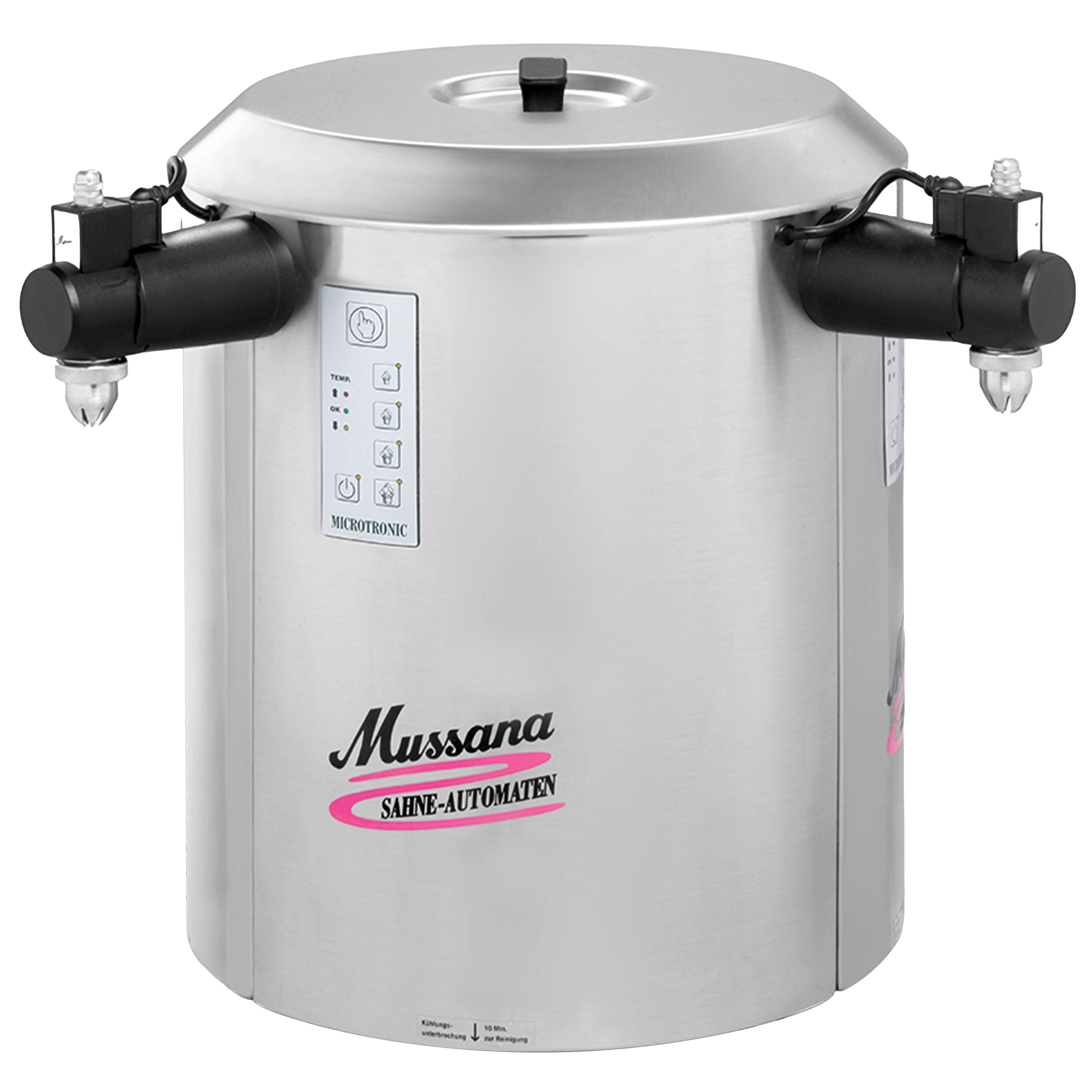 MUSSANA | DUO – Machine à chantilly – 2 × 6 litres – 500 W – 230 V – avec refroidissement