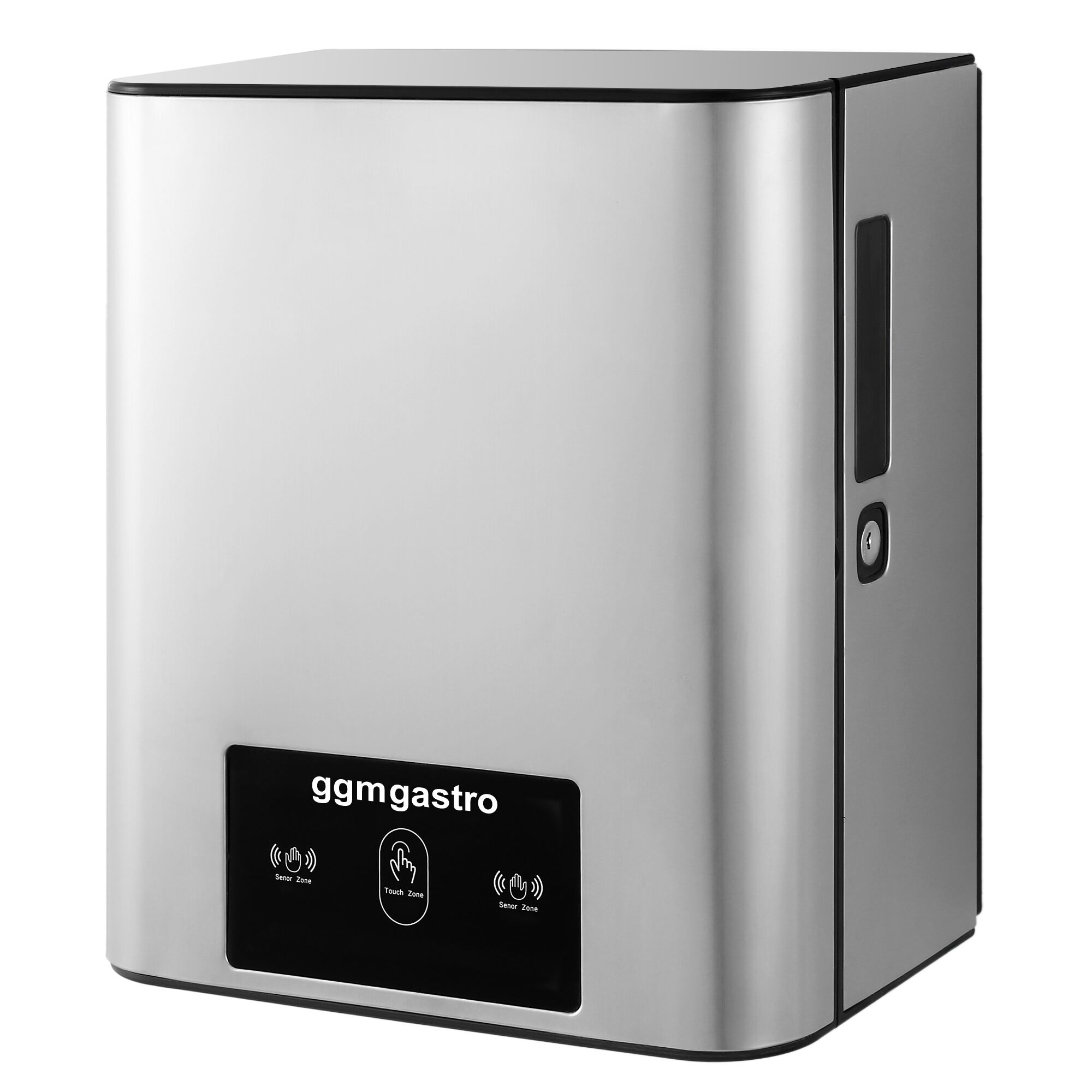 Distributeur d’essuie-mains en rouleau - automatique - sans contact - avec capteur - acier inoxydable