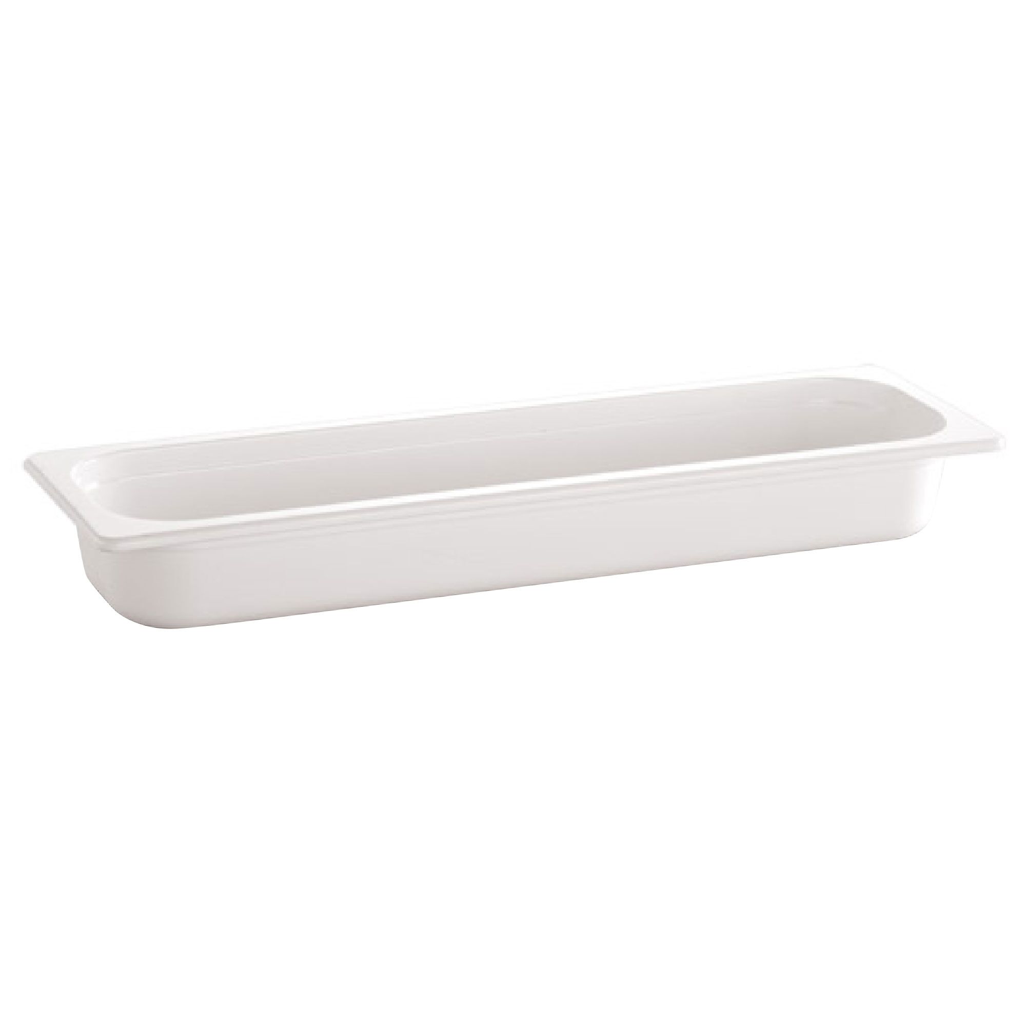 (6 pièces) Bac en mélamine GN 2/4 - ECOLINE - 4,3 litres - Hauteur : 100 mm