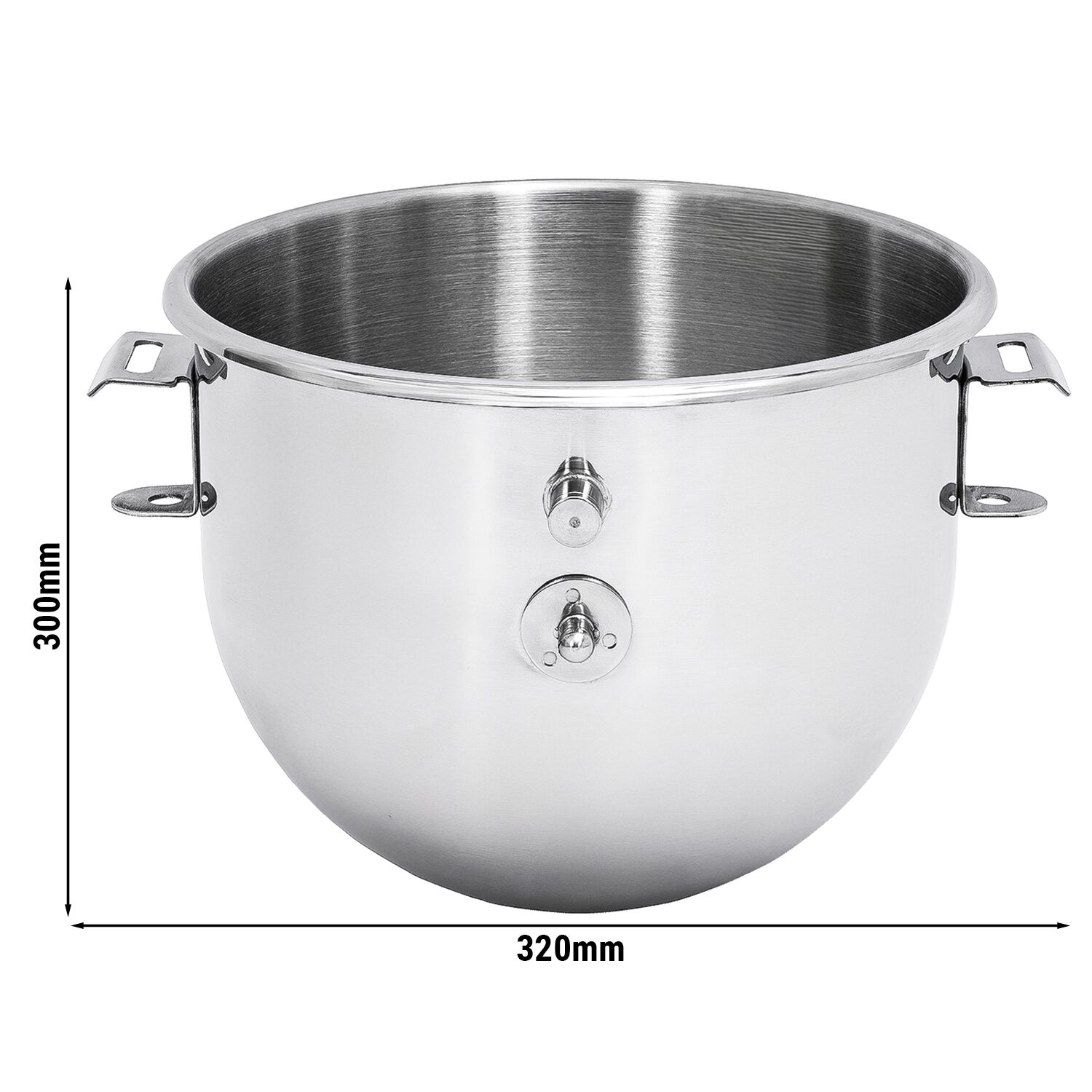 Bol mélangeur inox pour mélangeur planétaire PRMF20-H - 20L