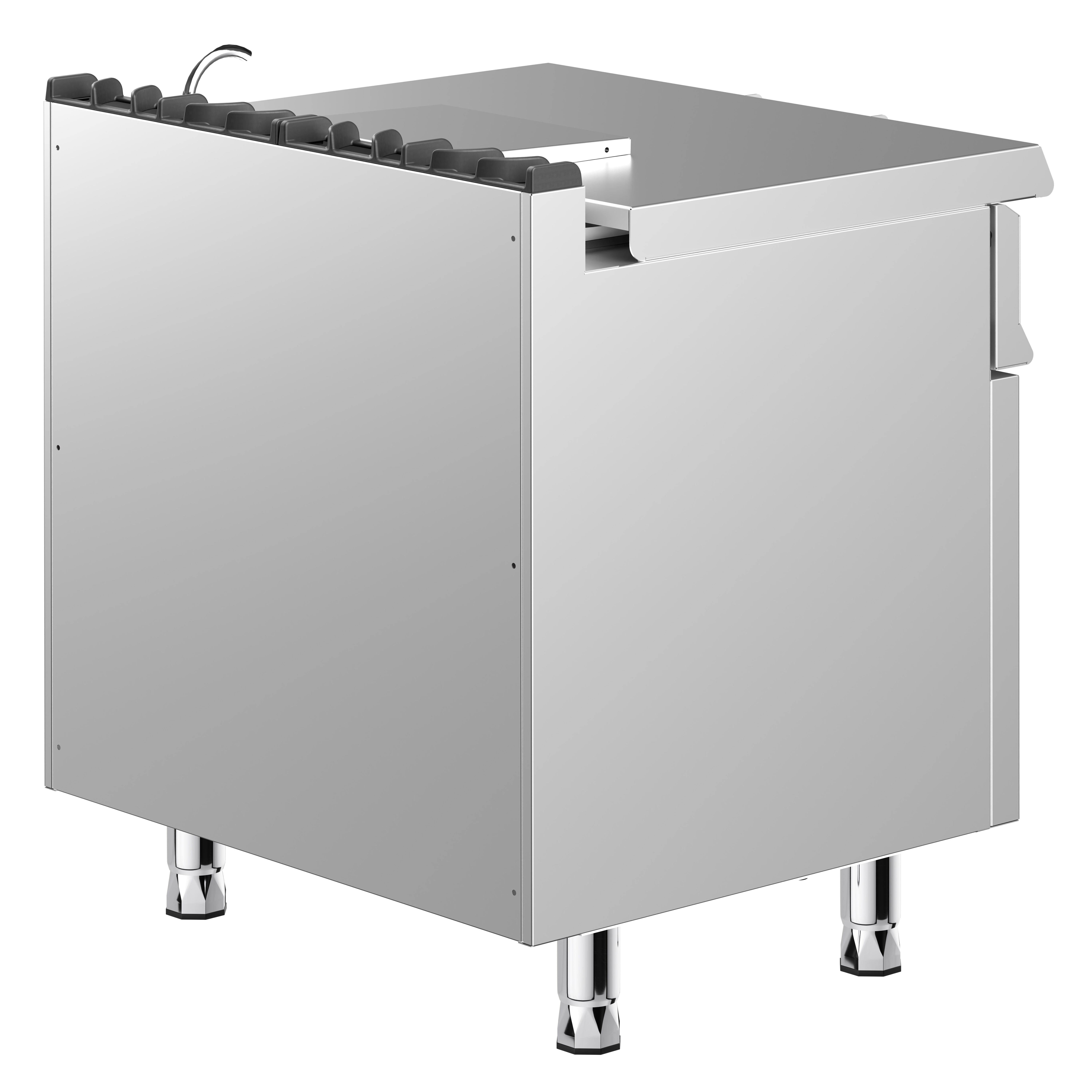 Poêle basculante électrique - 60 litres - 9 kW - avec volant manuel et raccordement d’eau