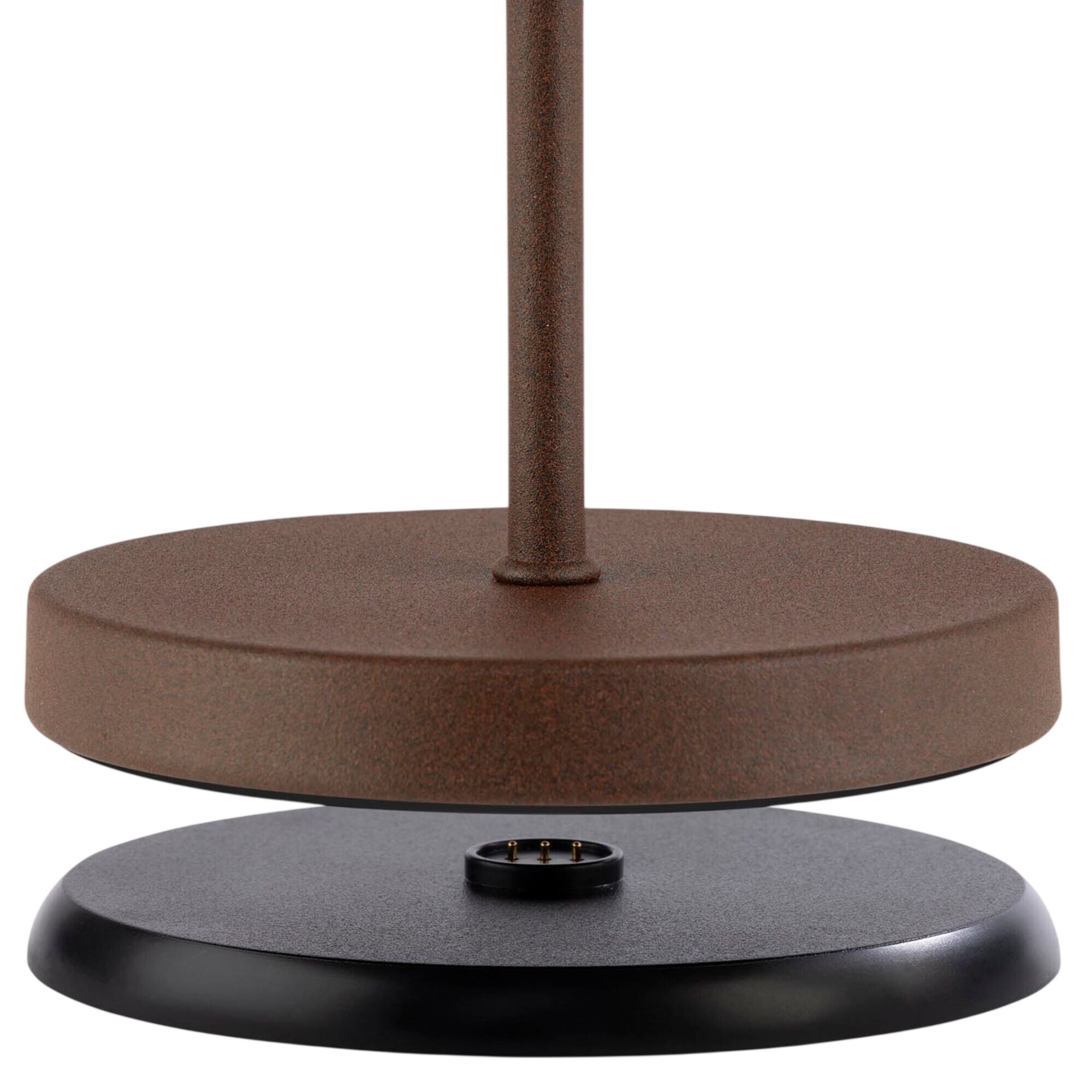 (4 pièces) Lampe de table – MERLE – dimmable en 3 niveaux – Ø 110 mm – Rouille