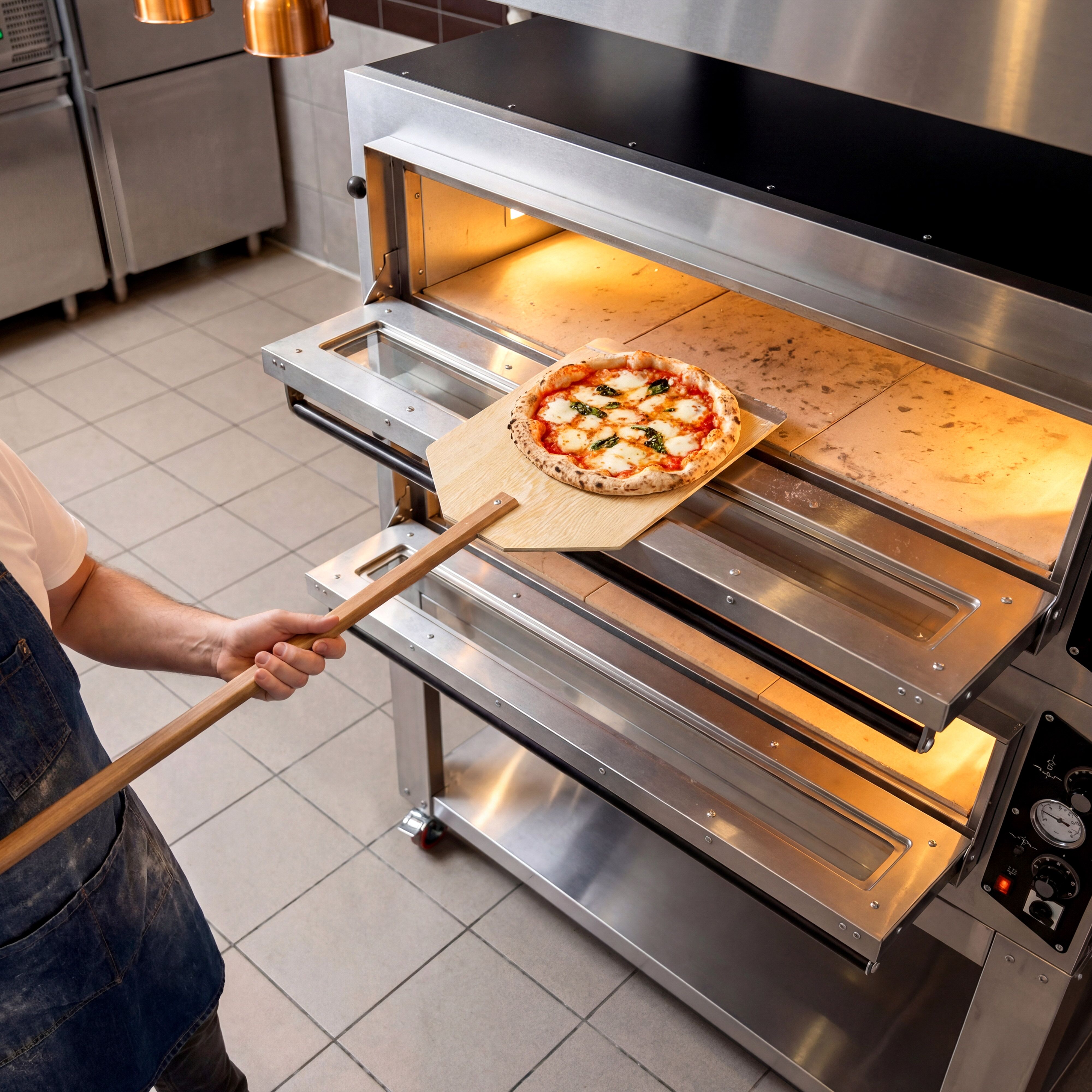 Four à pizza électrique - 9+9x 35 cm (large) - Manuel