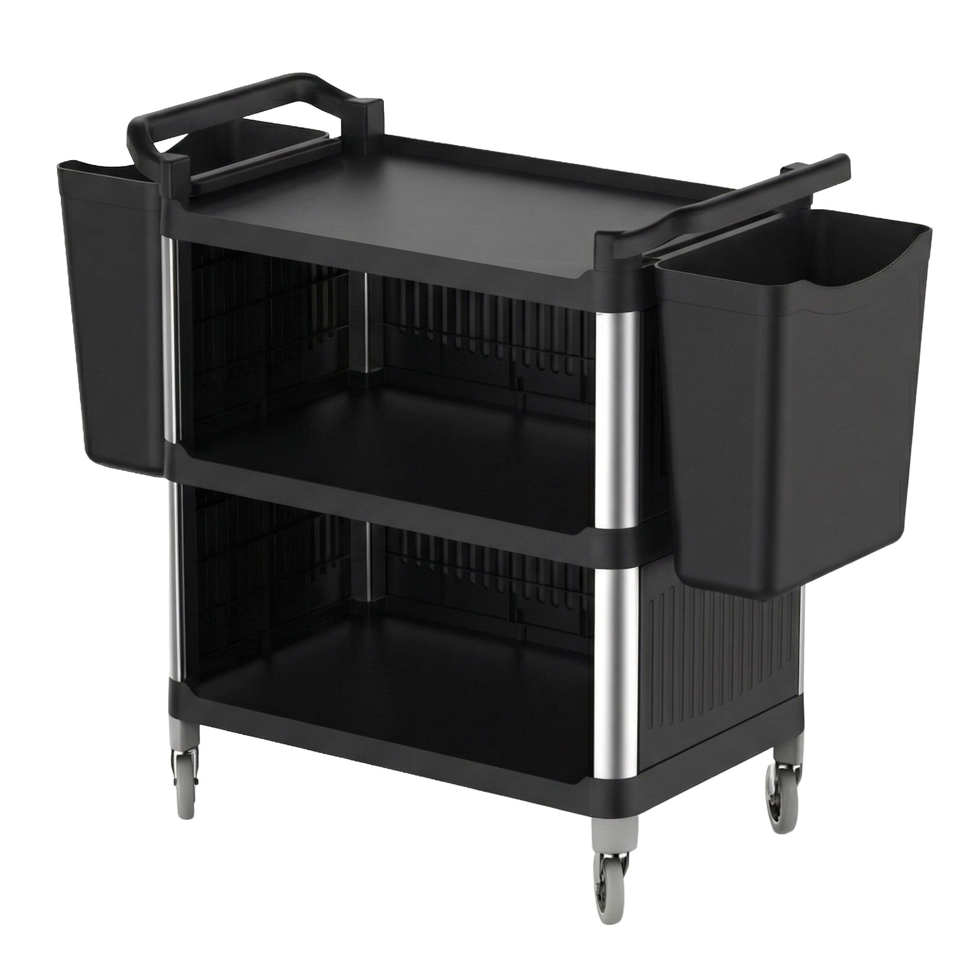 (2 Pièces) Poubelle pour Chariot de Service - Compatible avec SWKP2 et SWKP3