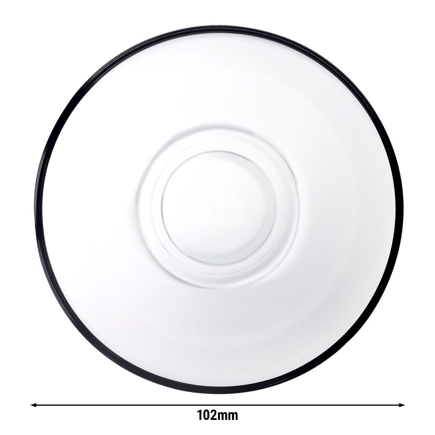 (72 pcs) AQUA - Soucoupe à café / thé - Ø102mm