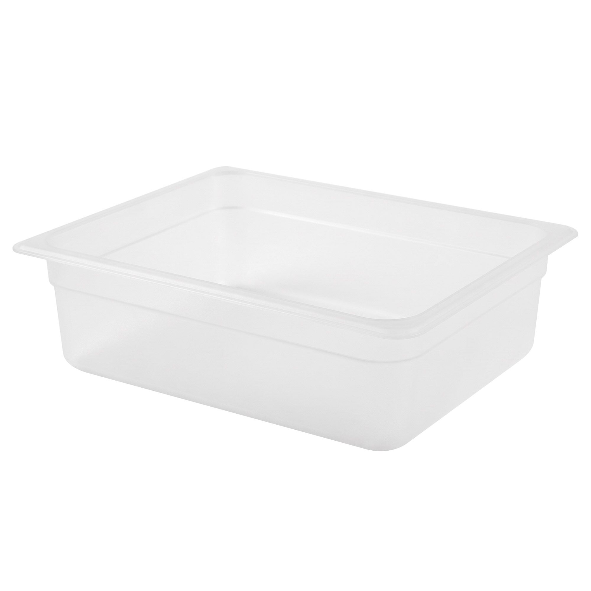 (12 pcs) Polycarbonate Container GN 1/2 - Clear - 11.7L - Depth: 200mm