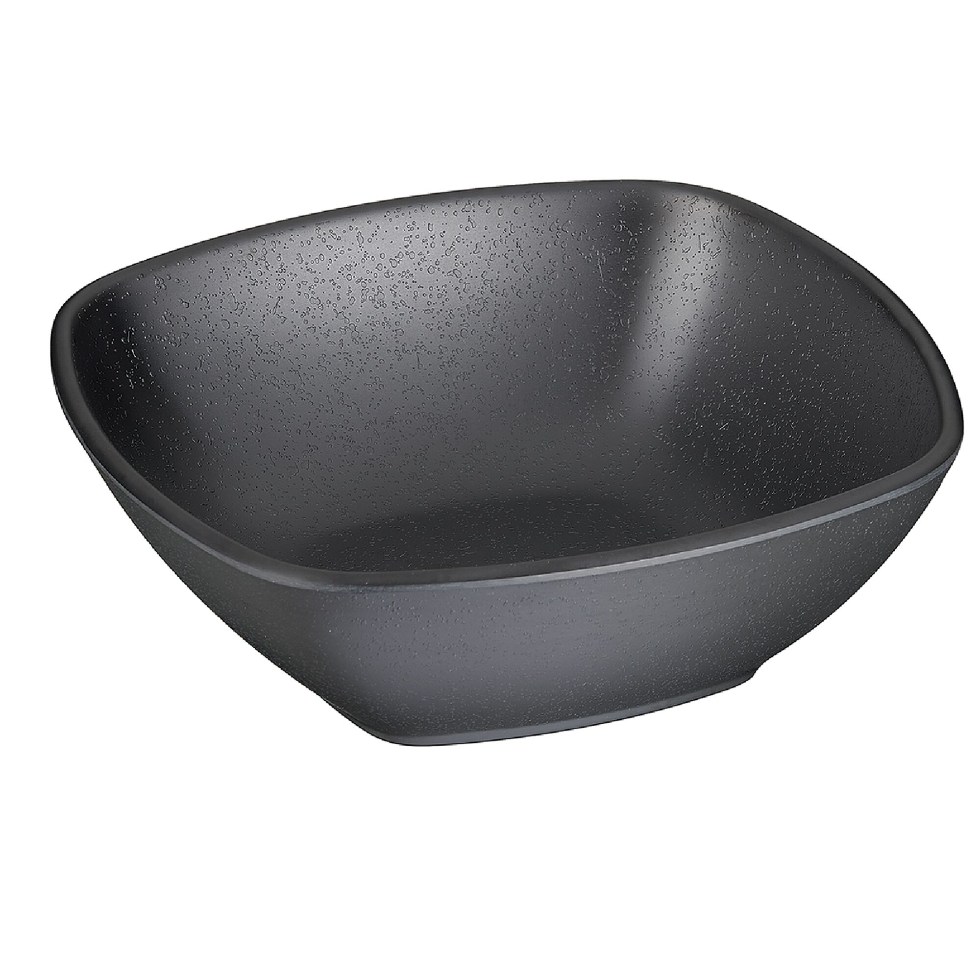 (6 pièces) Bol - ZEN - Mélamine - 0,5 litre - 175 x 175 mm - Noir