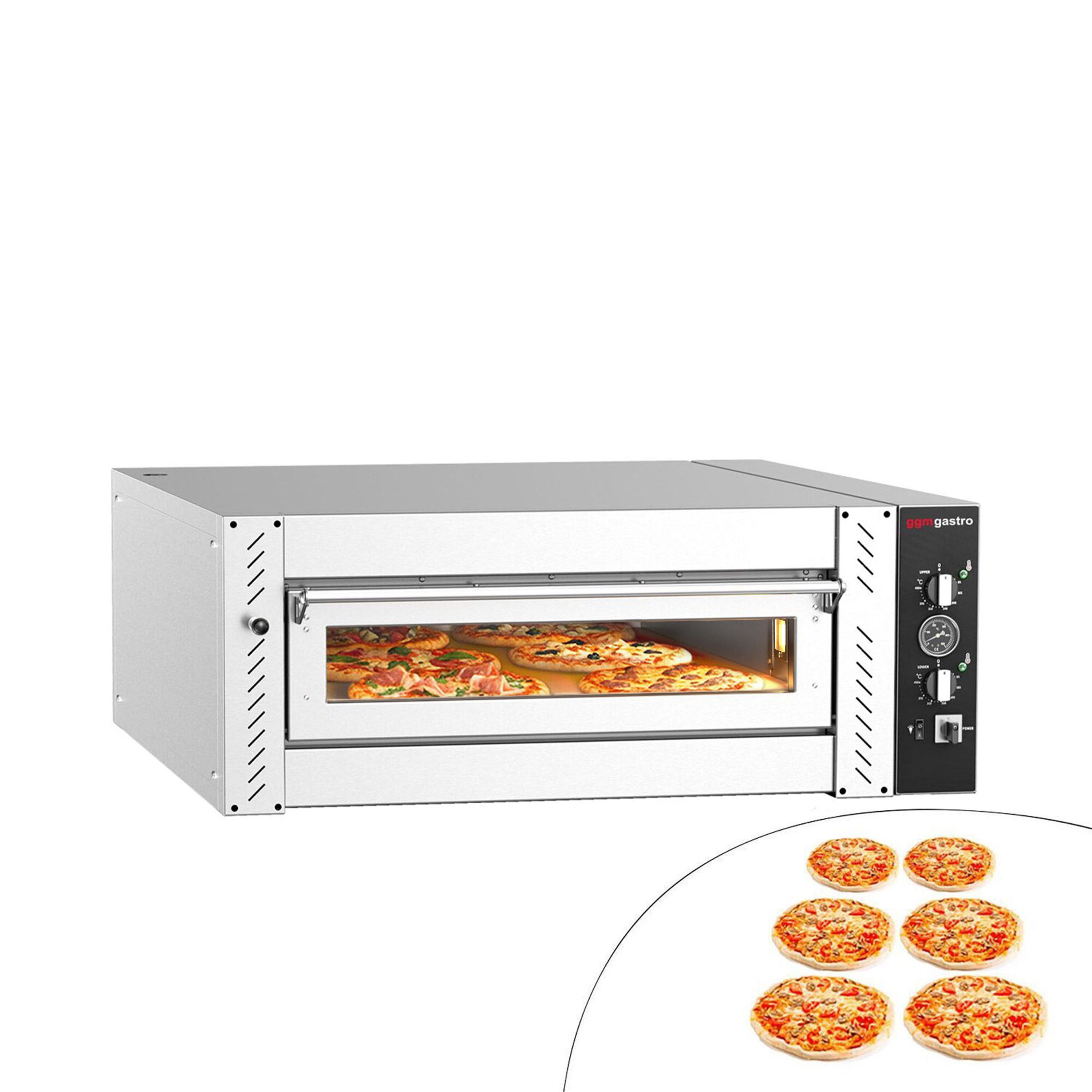 Four à pizza électrique – 6 x 30 cm (profondeur) – Manuel