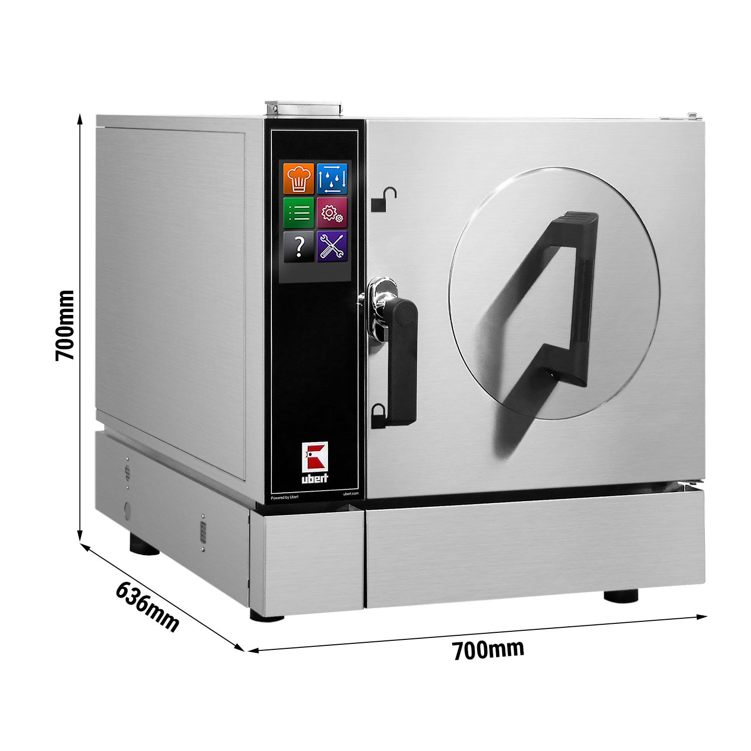 UBERT | Friteuse à air chaud RoFry (Airfryer) - 15,5 kW - chargement frontal 