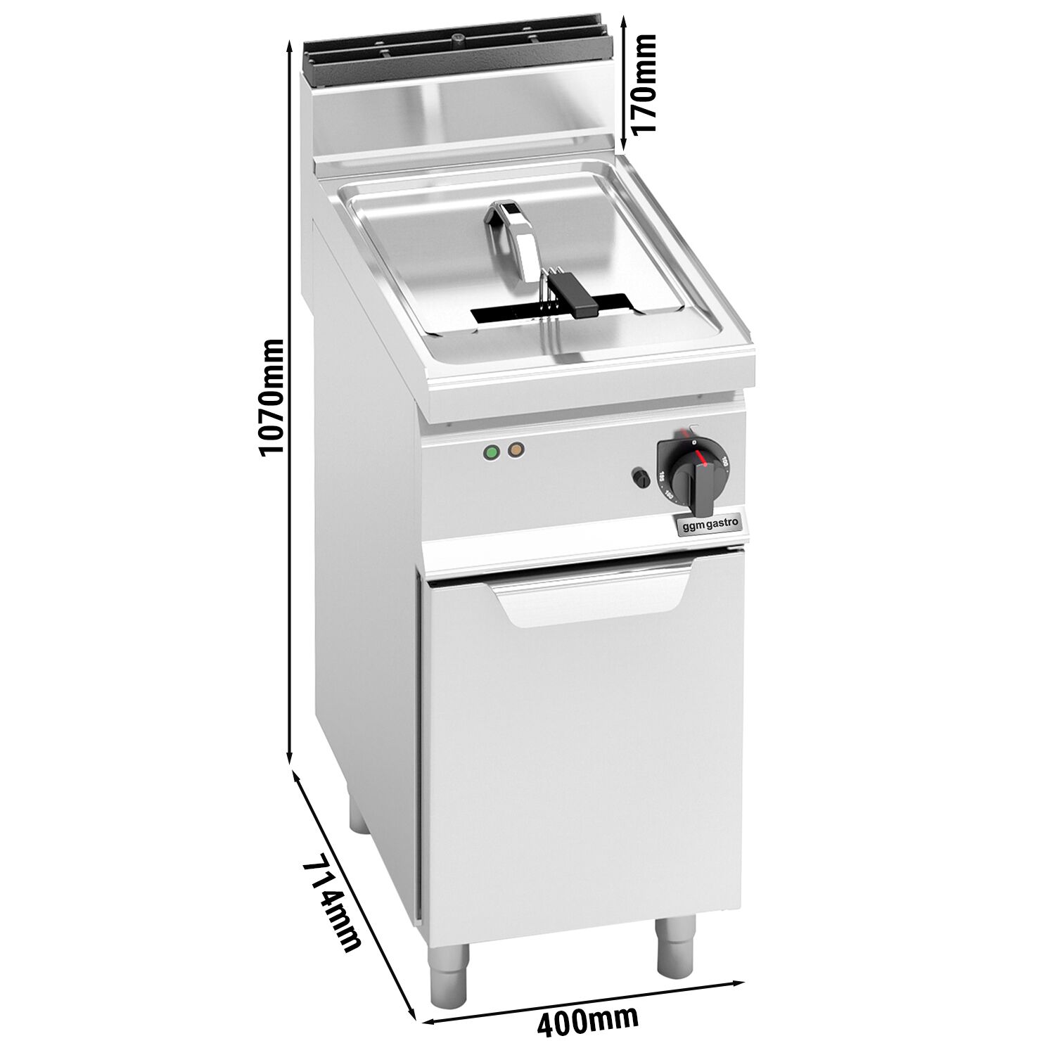 Friteuse électrique – 18 litres – 13,5 kW