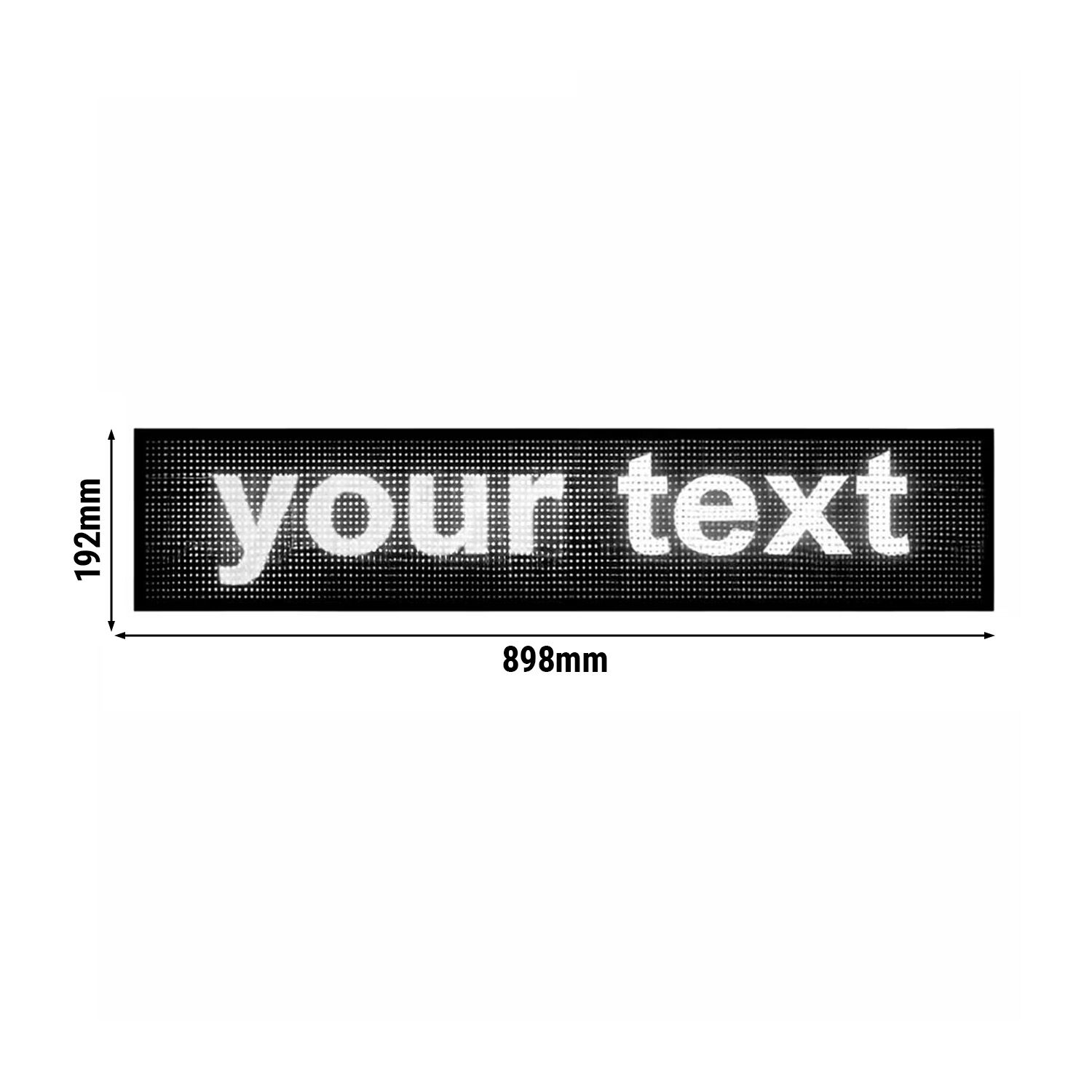 Panneau LED programmable RGB - Programmable - programmable - avec application iOS/Android & télécommande - 898x192mm
