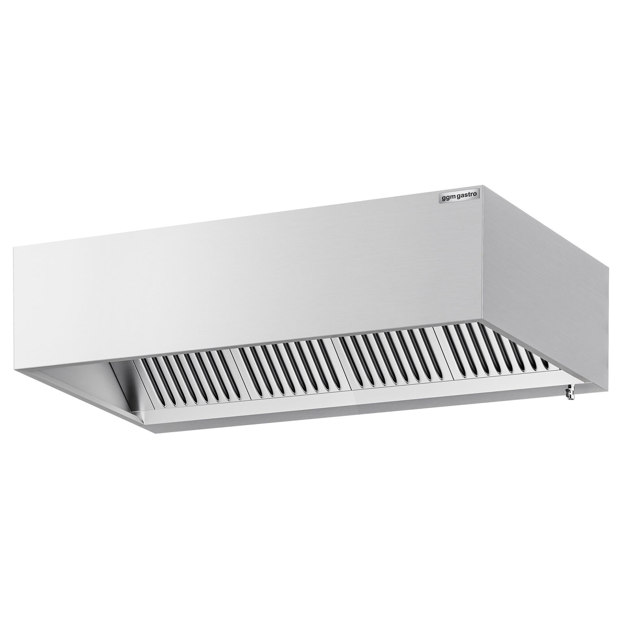 Induction box hood - 2000mm - with filter & light - without motor