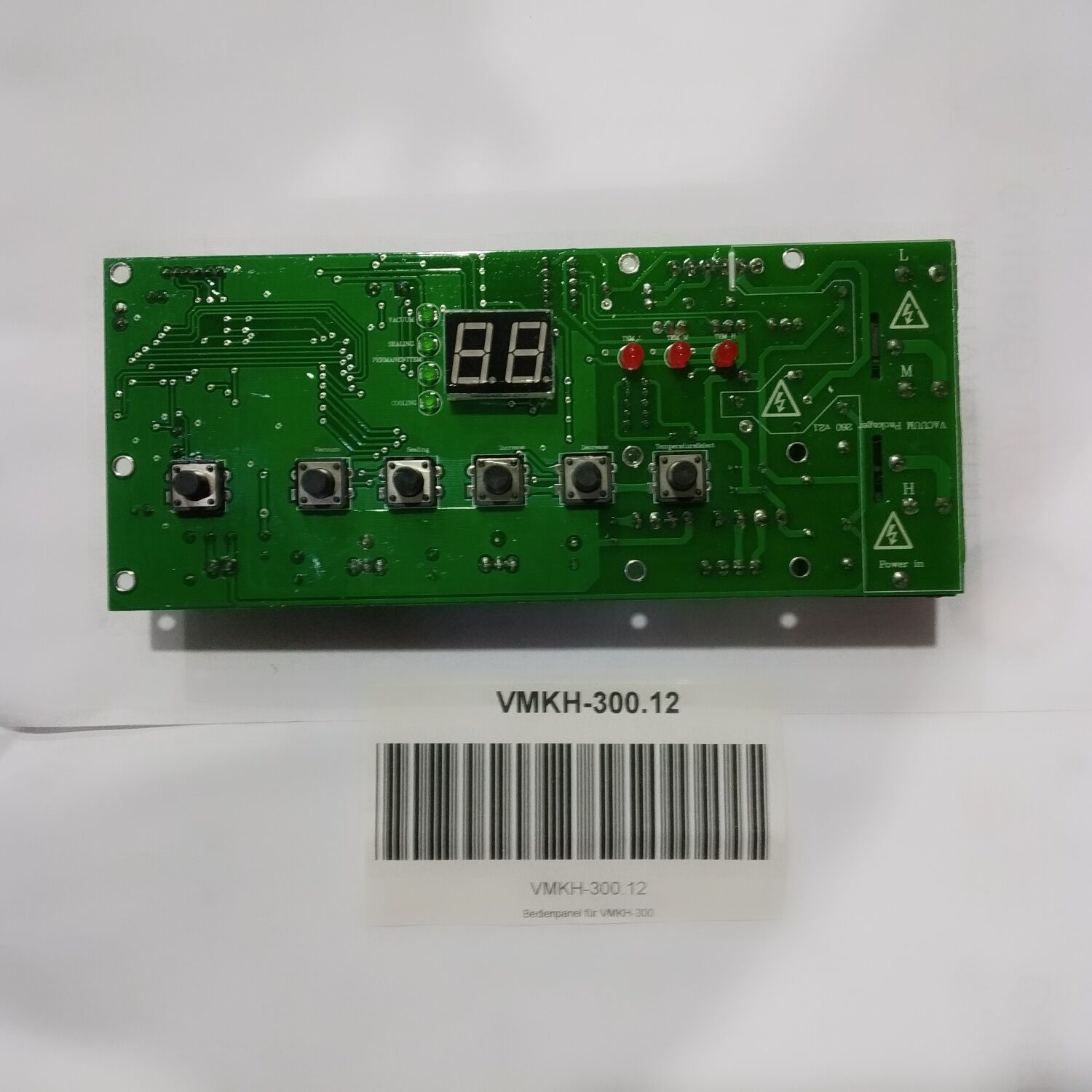 Panel de control para VMKH-300
