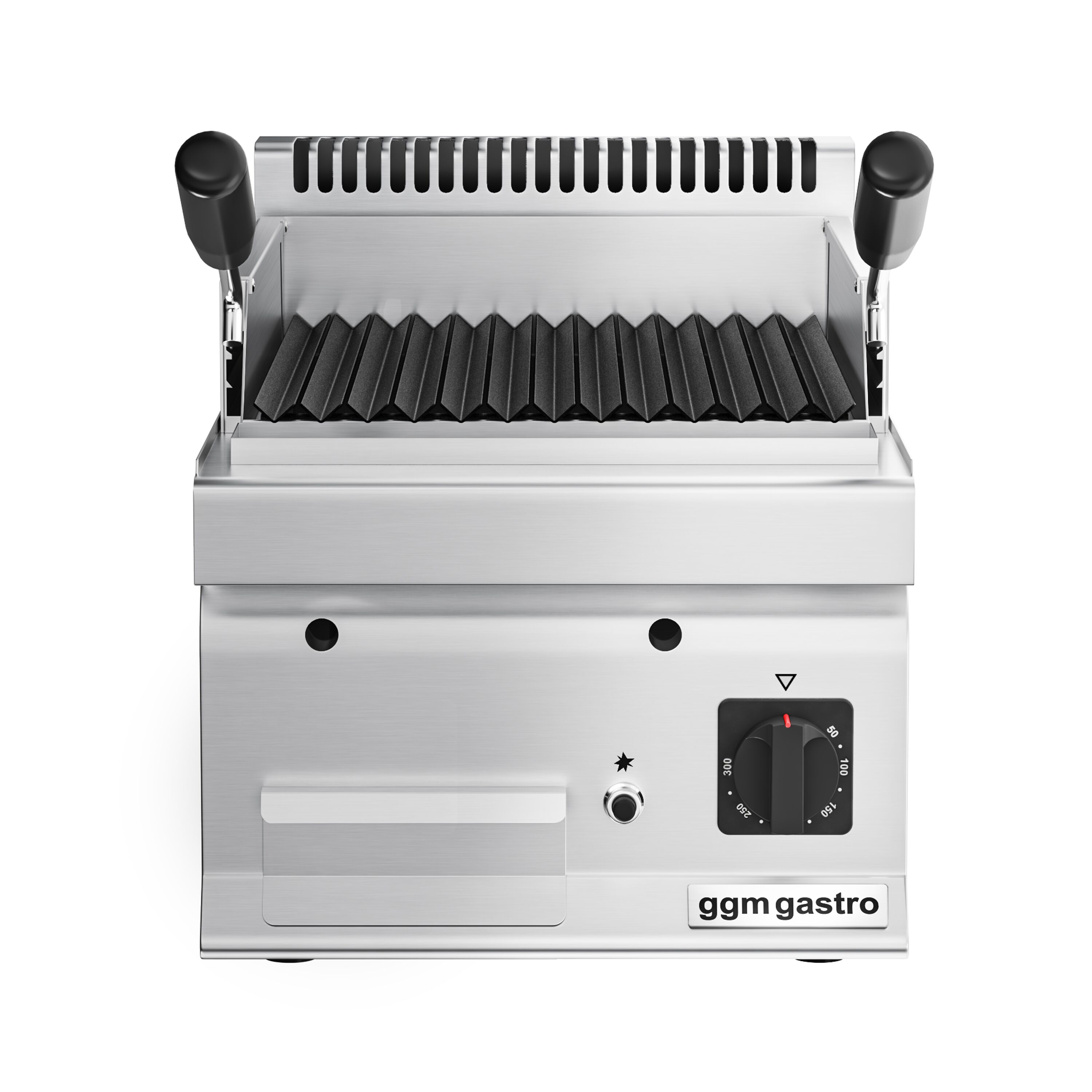 Grill à pierre de lave à gaz – 7 kW – grille inclinable