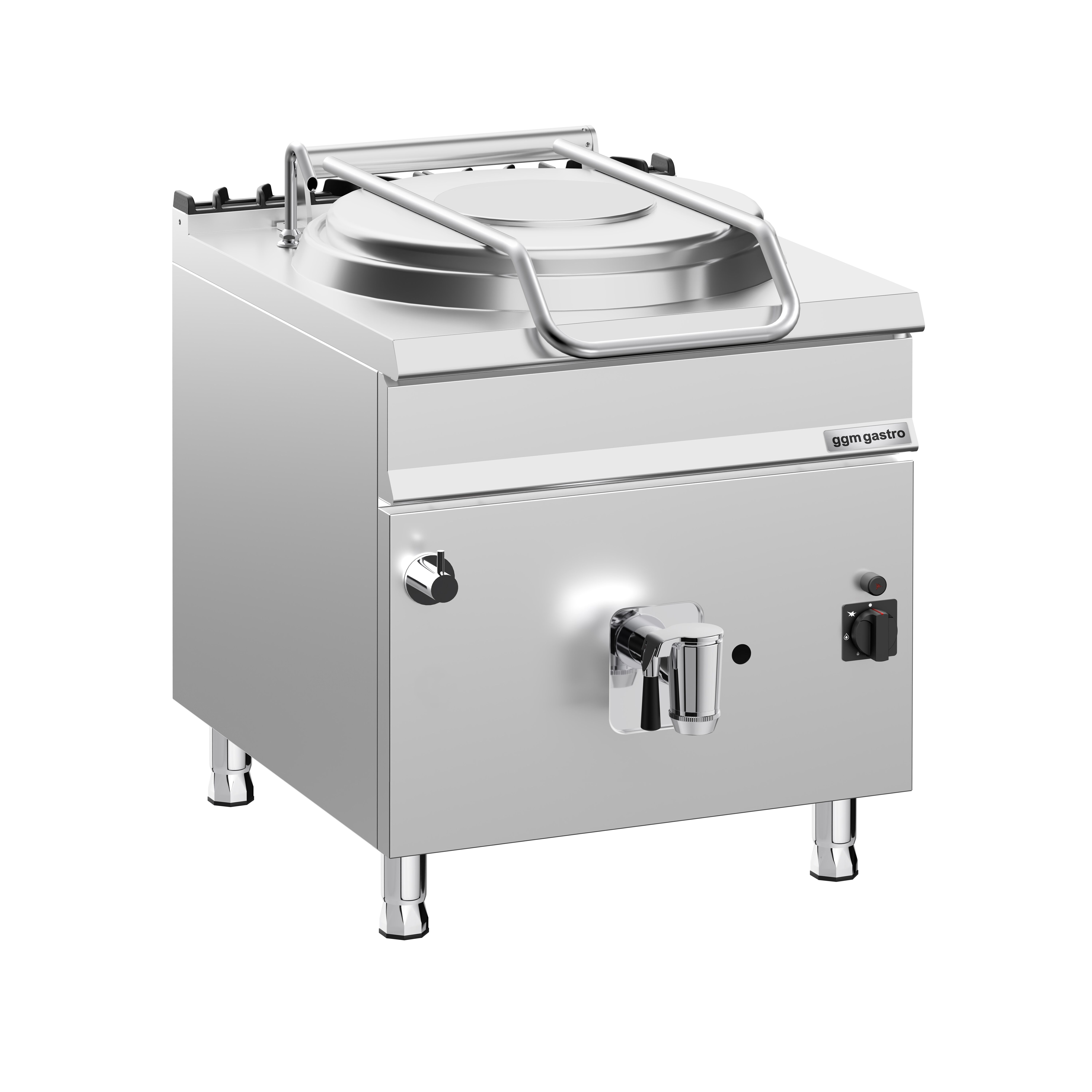 Marmite de Cuisson à Gaz - 150 Litres - 20 kW - Chauffage Direct - avec Raccordement à l’Eau
