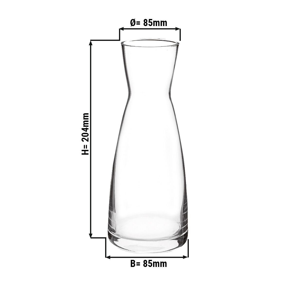 (6 Stück) Karaffe Bormioli Rocco - VILLAGE - 500ml