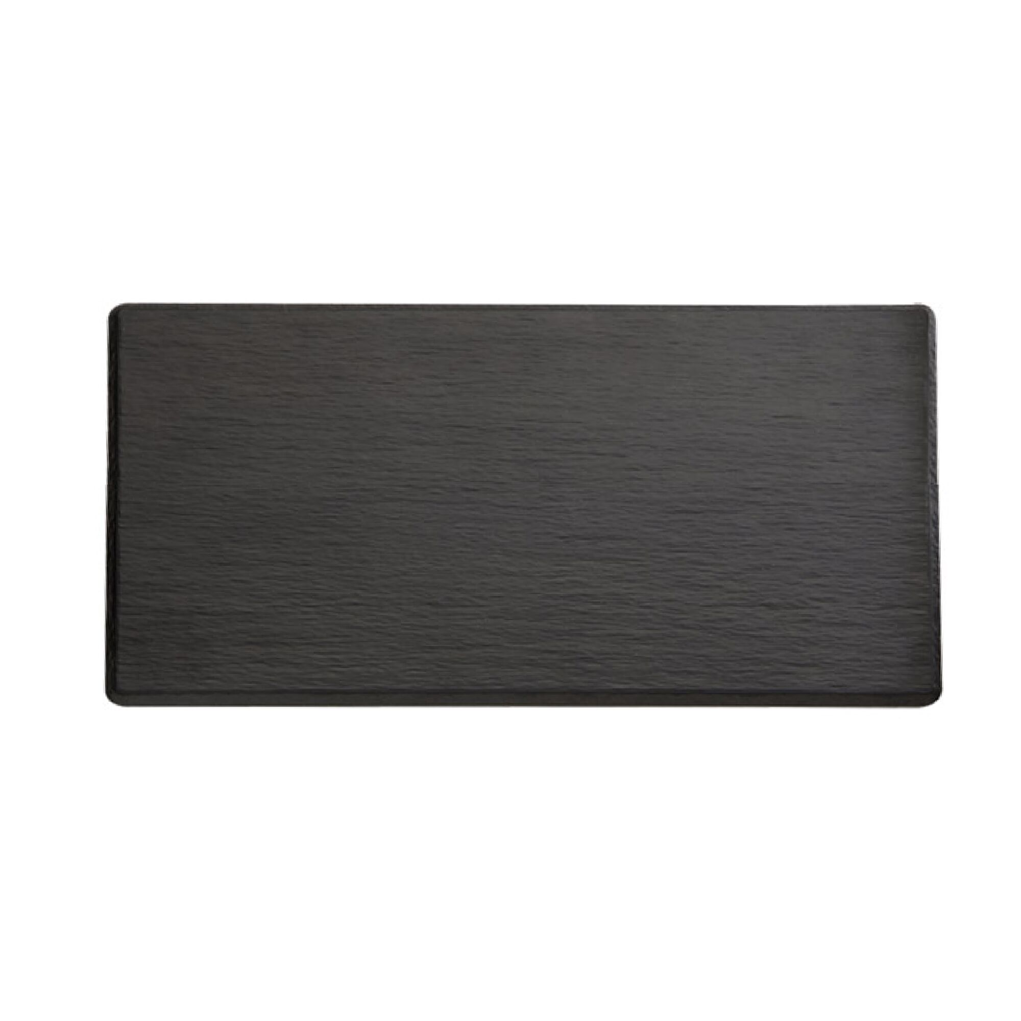 (6 pièces) Plateau GN 1/3 – SLATE – Mélamine – Hauteur : 12 mm – Noir