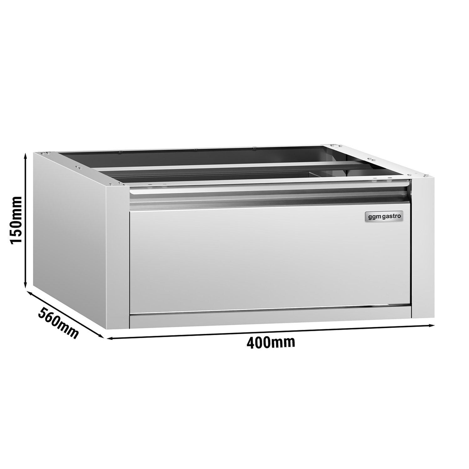 Module de soubassement à 1 tiroir PREMIUM - 400x570mm - Module de soubassement 400x570mm - pour ATK profondeur 600mm