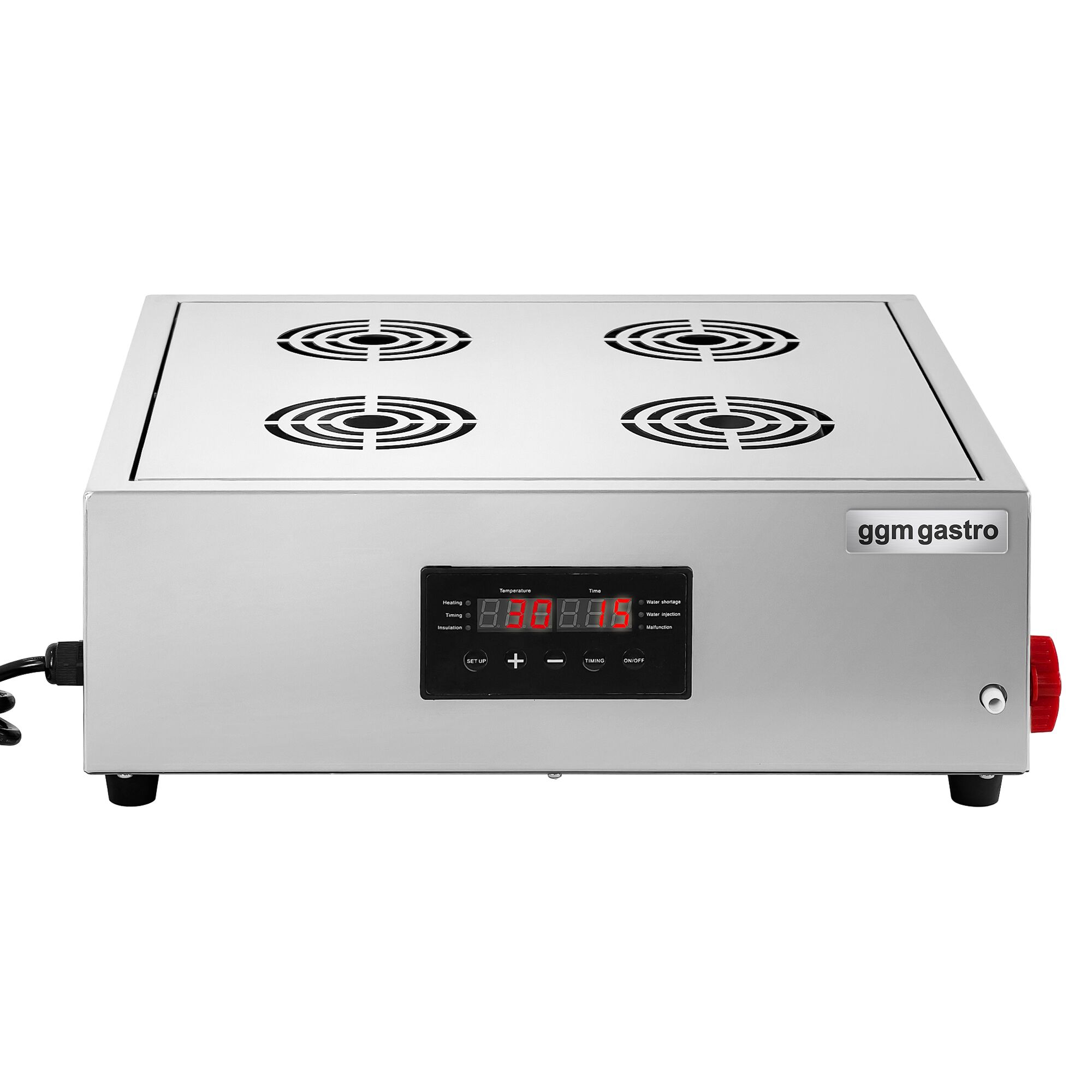 (2 pcs) - Cuiseur vapeur Dim Sum Professionnel - 2,5kW - Électronique - avec 32 paniers en bambou et 8 couvercles