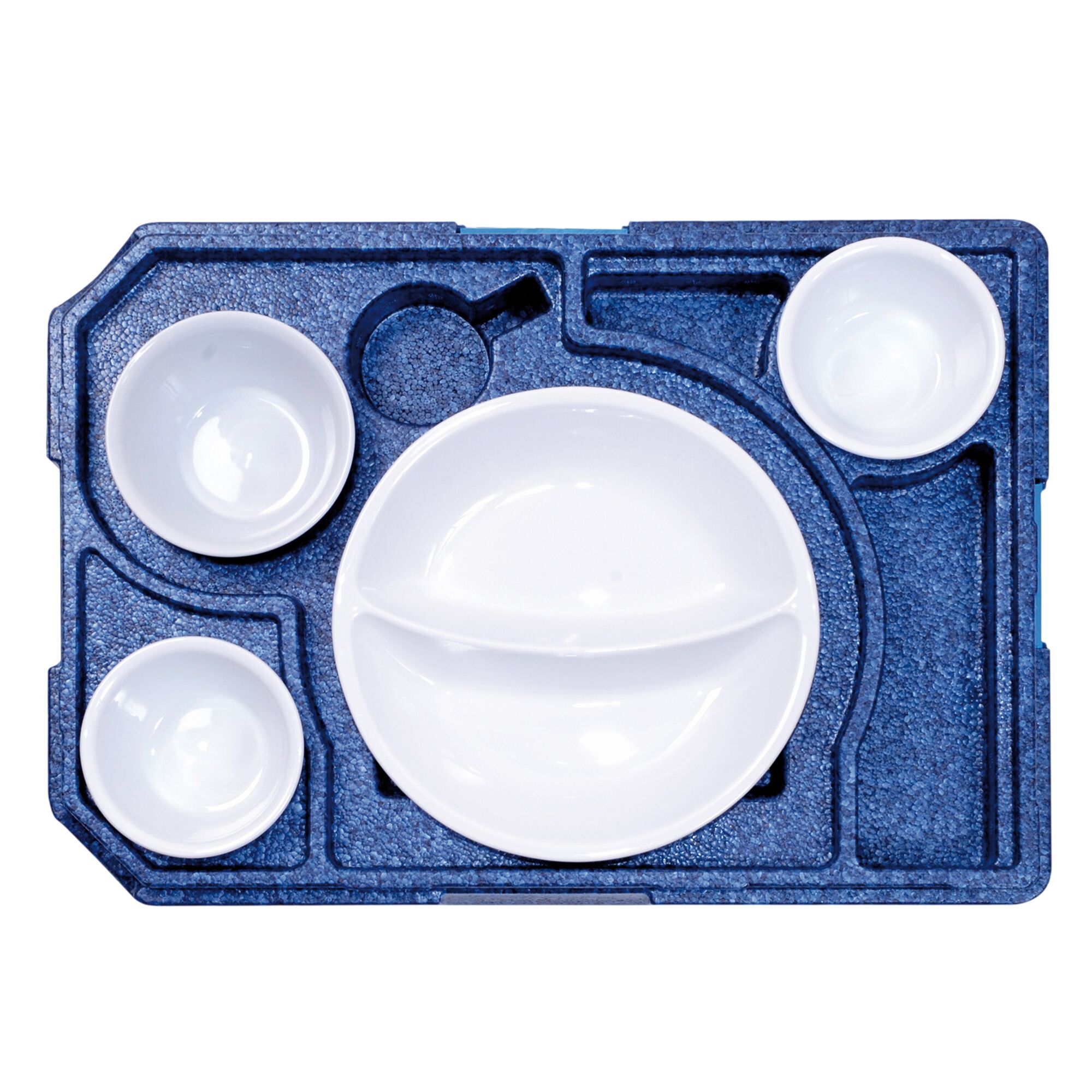(10 pièces) THERMO FUTURE BOX | Boîte isotherme DINNER +3 - Bleu