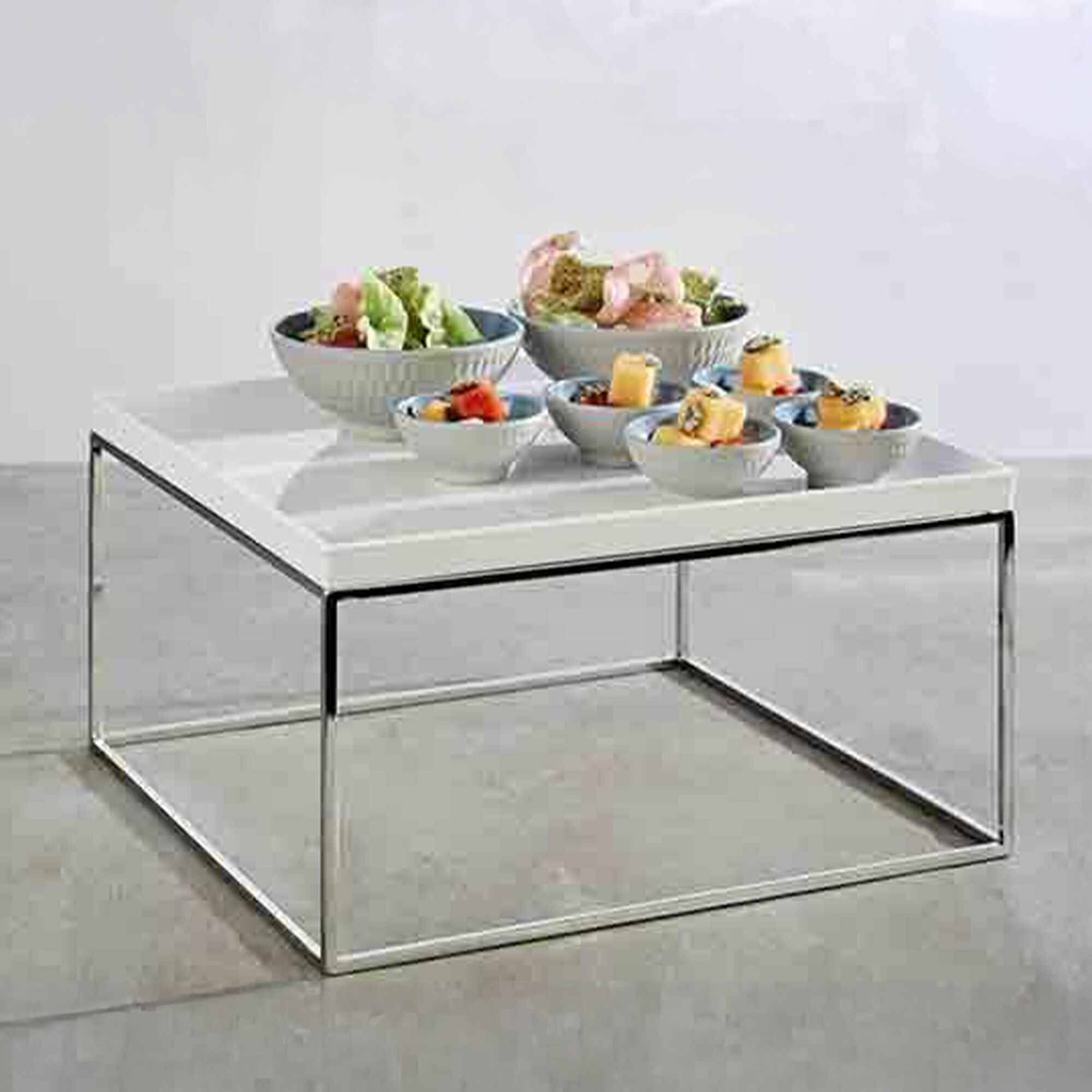 (6 pièces) Plateau GN 1/2 – ASIA PLUS – Mélamine – Hauteur : 30 mm – Blanc
