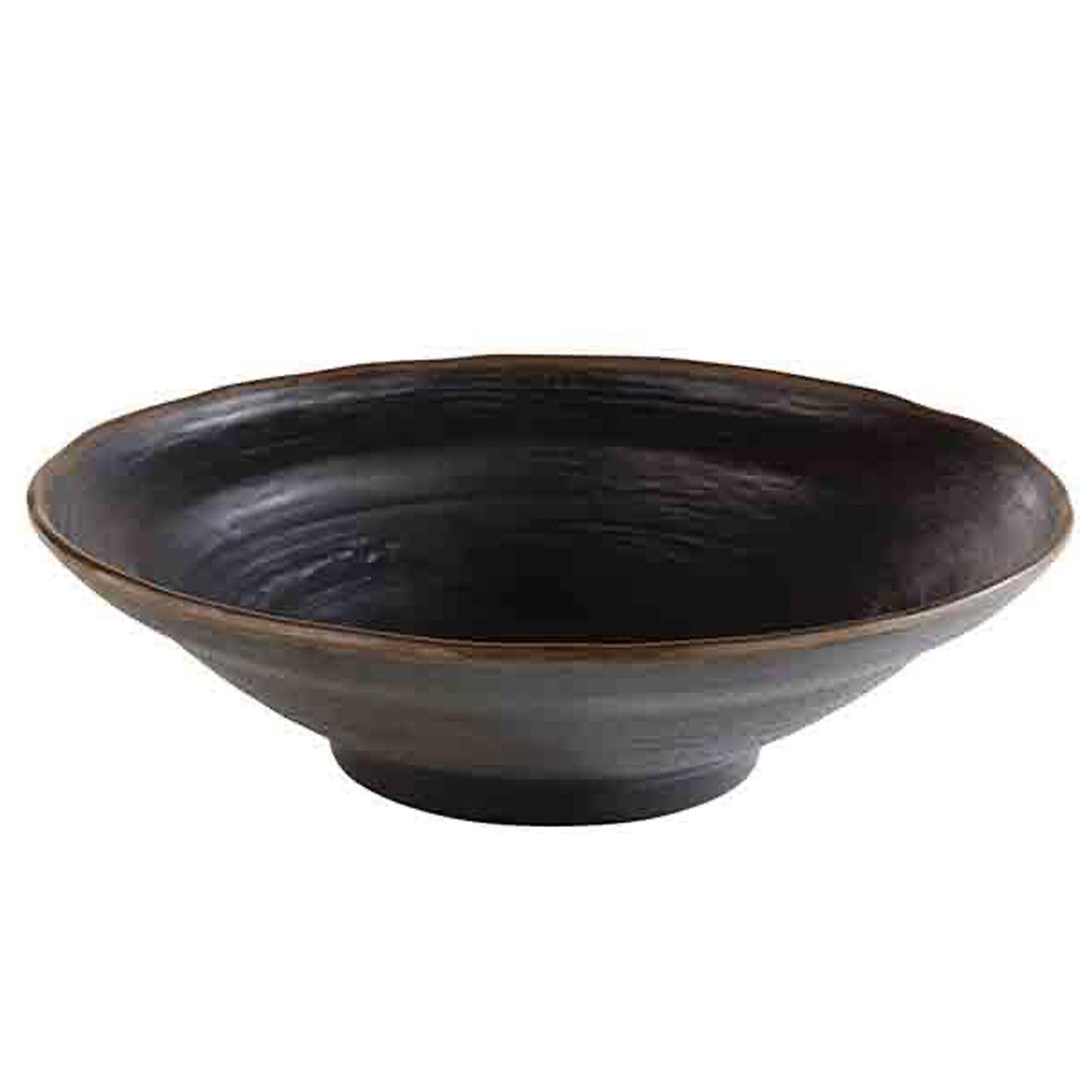 (6 pcs) Coupe - MARONE - Mélamine - 2L - Ø 305mm - Noir/Brun