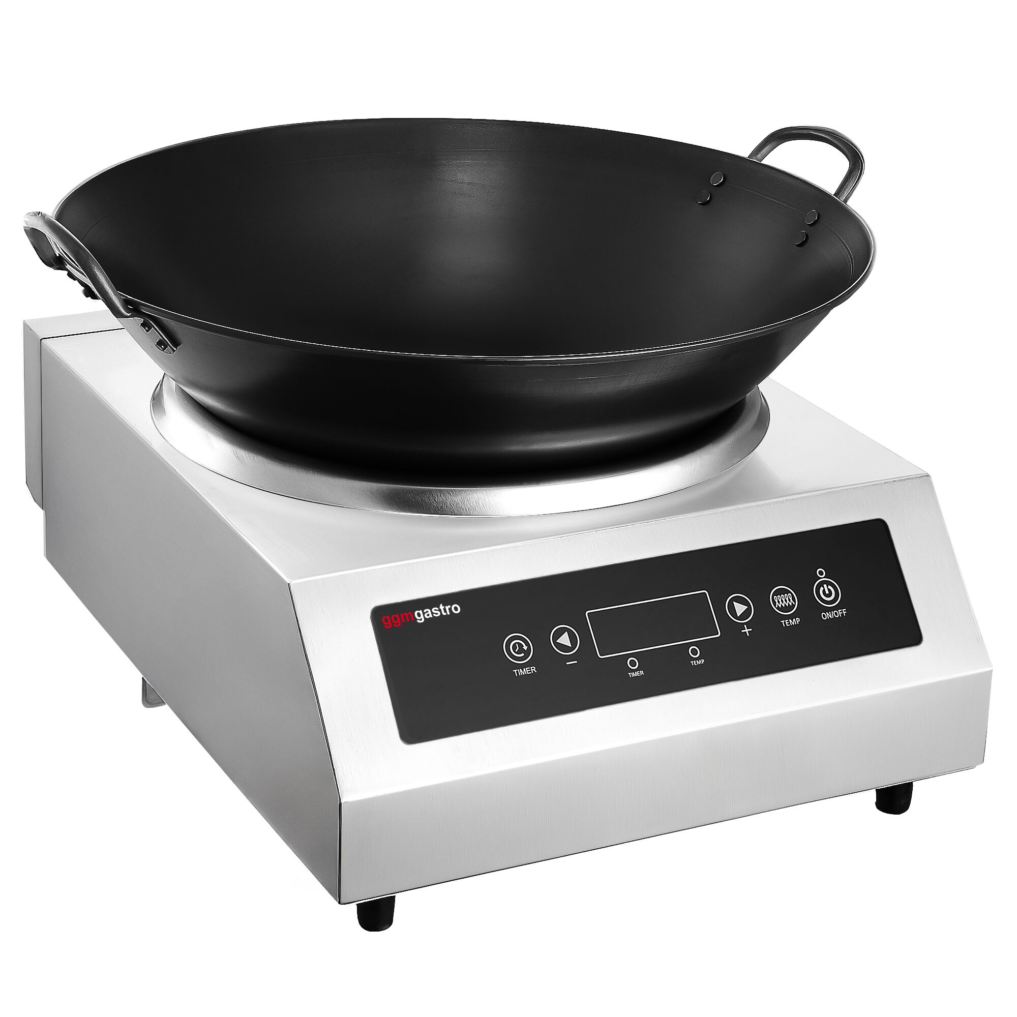 Wok à induction - 3,5 kW - 1 zone de cuisson - Ø 460mm - incl. wok
