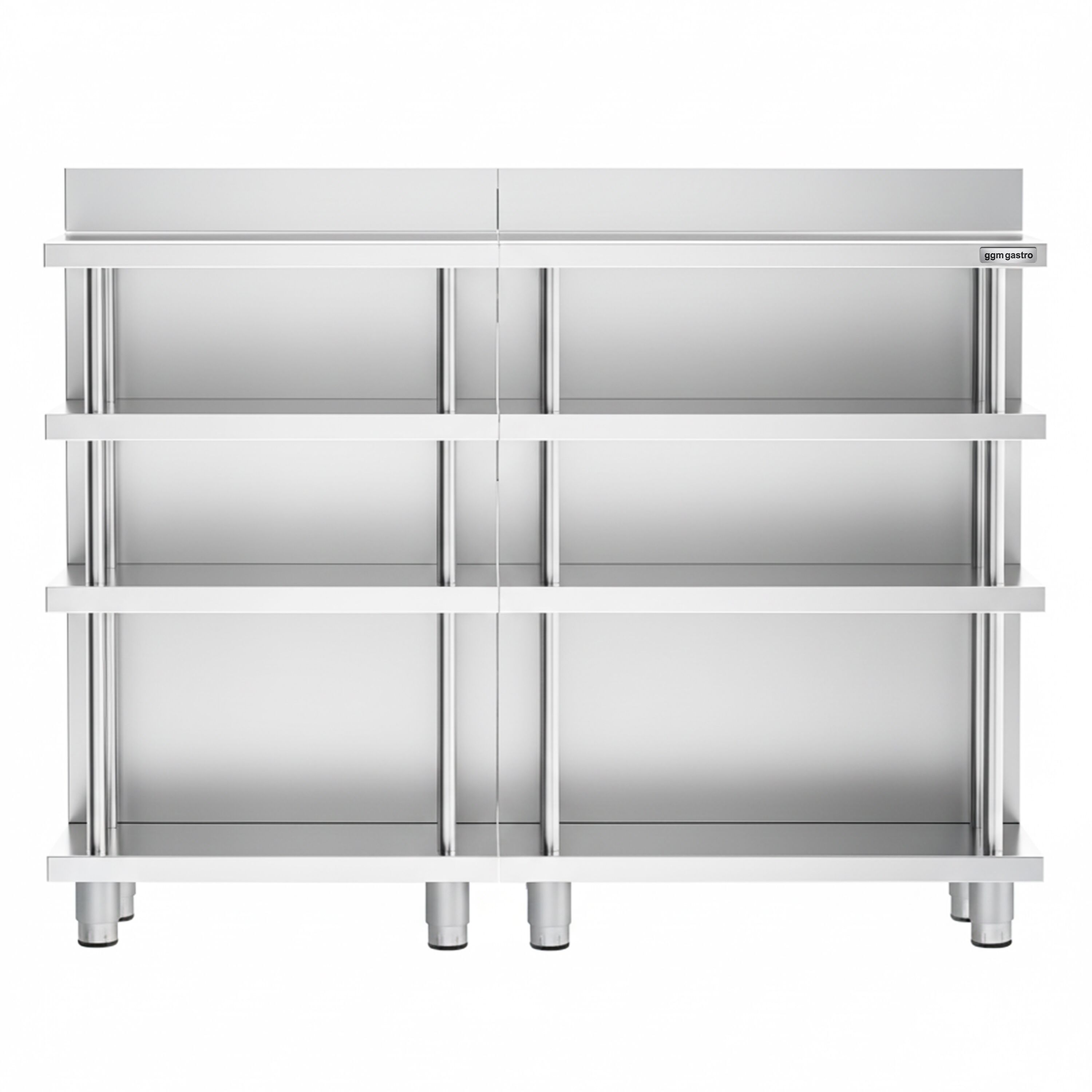 Table de préparation de cocktail - Acier inoxydable - 1400x400mm - avec étagère basse