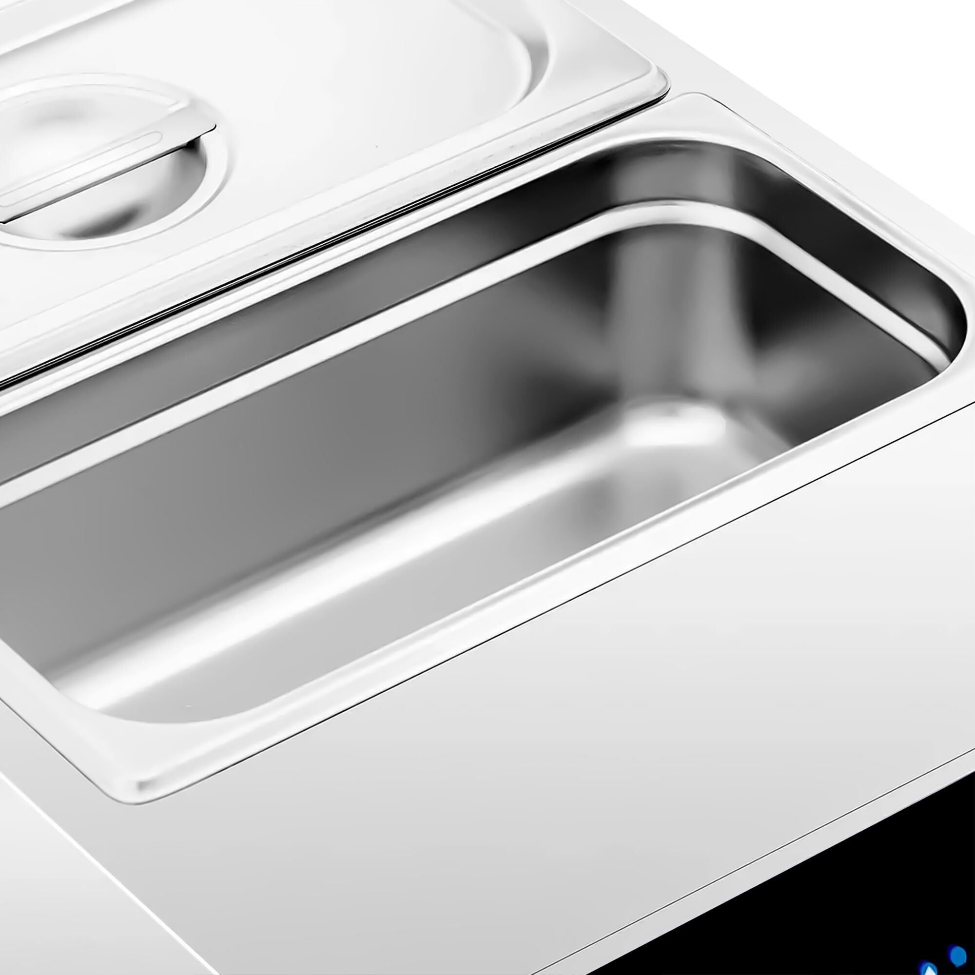 Fondoir à chocolat à bain-marie - 2x GN 1/3 - 1,5kW - incl. 2 couvercles et 2 bacs GN 1/3