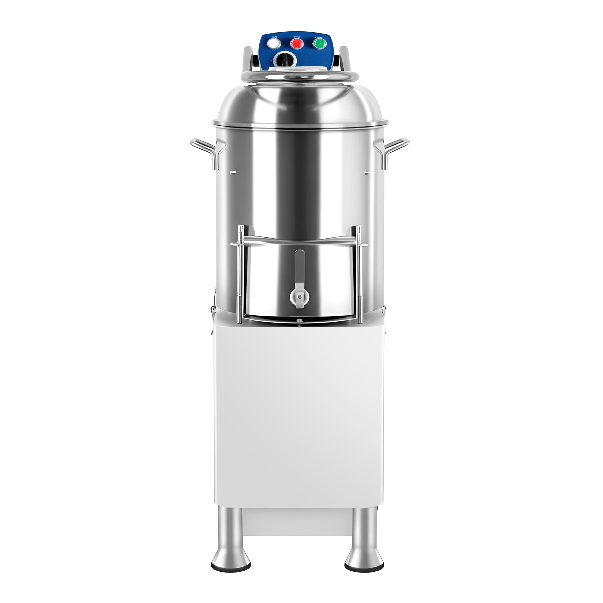 Éplucheuse à pommes de terre professionnelle - 165kg/h - 750W - 230V