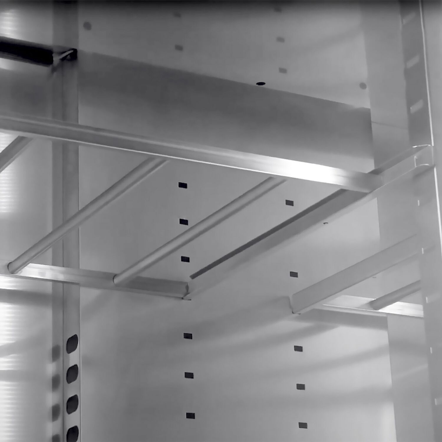 Armoire de maturation de viande Dry Aging - 1300 mm - avec 2 portes en verre - inox