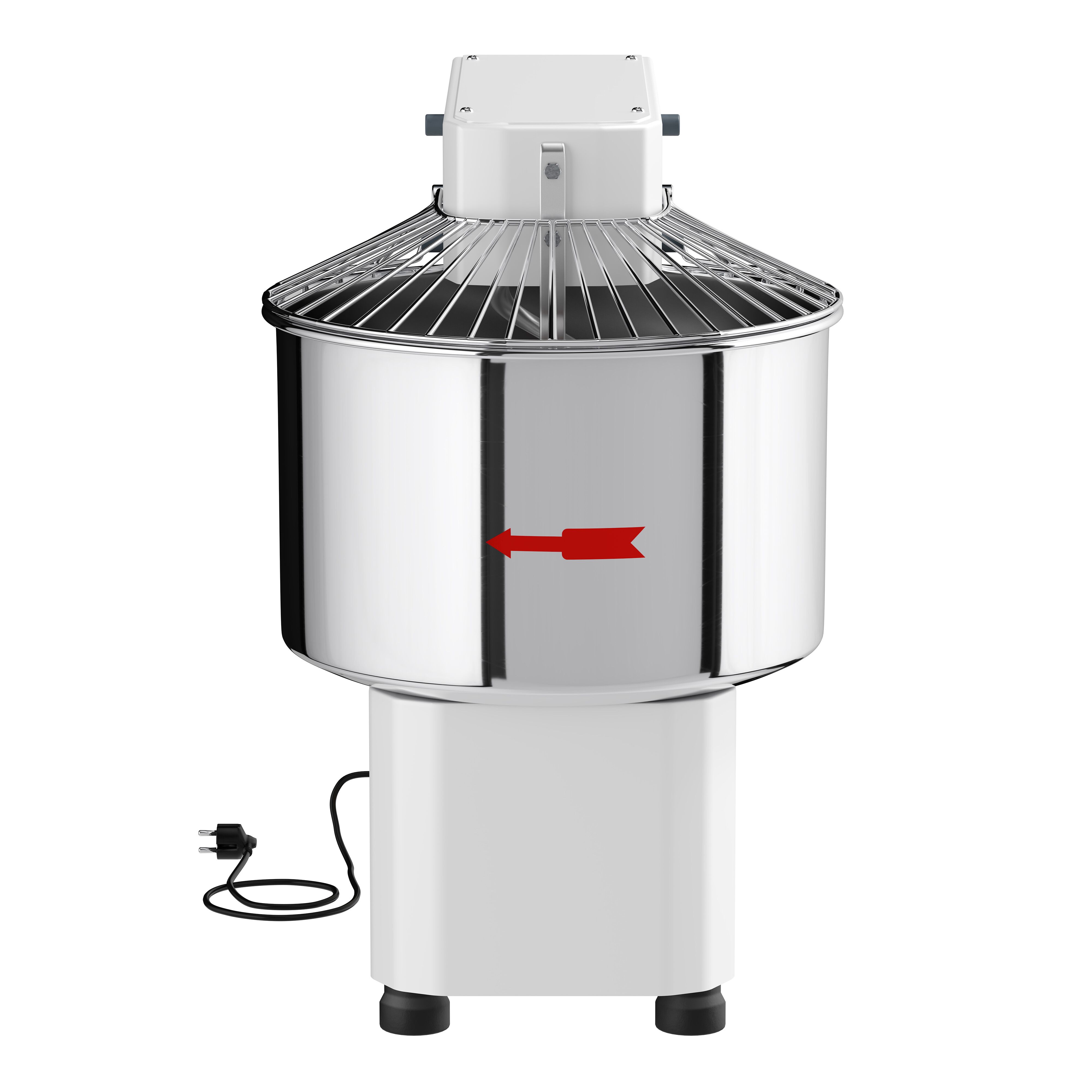 Pétrin à Pâte / Pétrin à spirale - 42 Litres / 38 kg - 2 Vitesses - avec Cuve Fixe - Fonction Minuterie