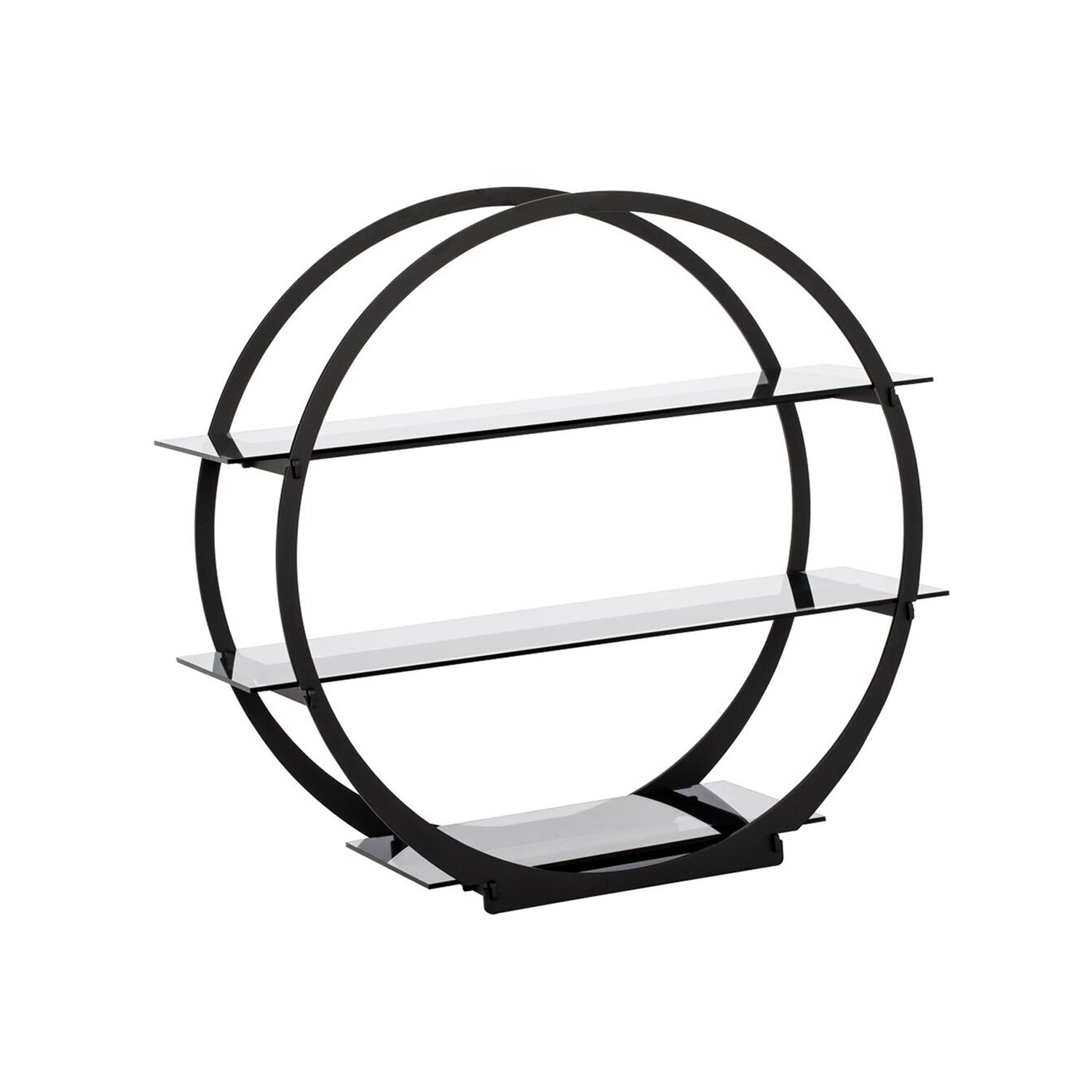Présentoir buffet / étagère - Ø 450 mm - Noir