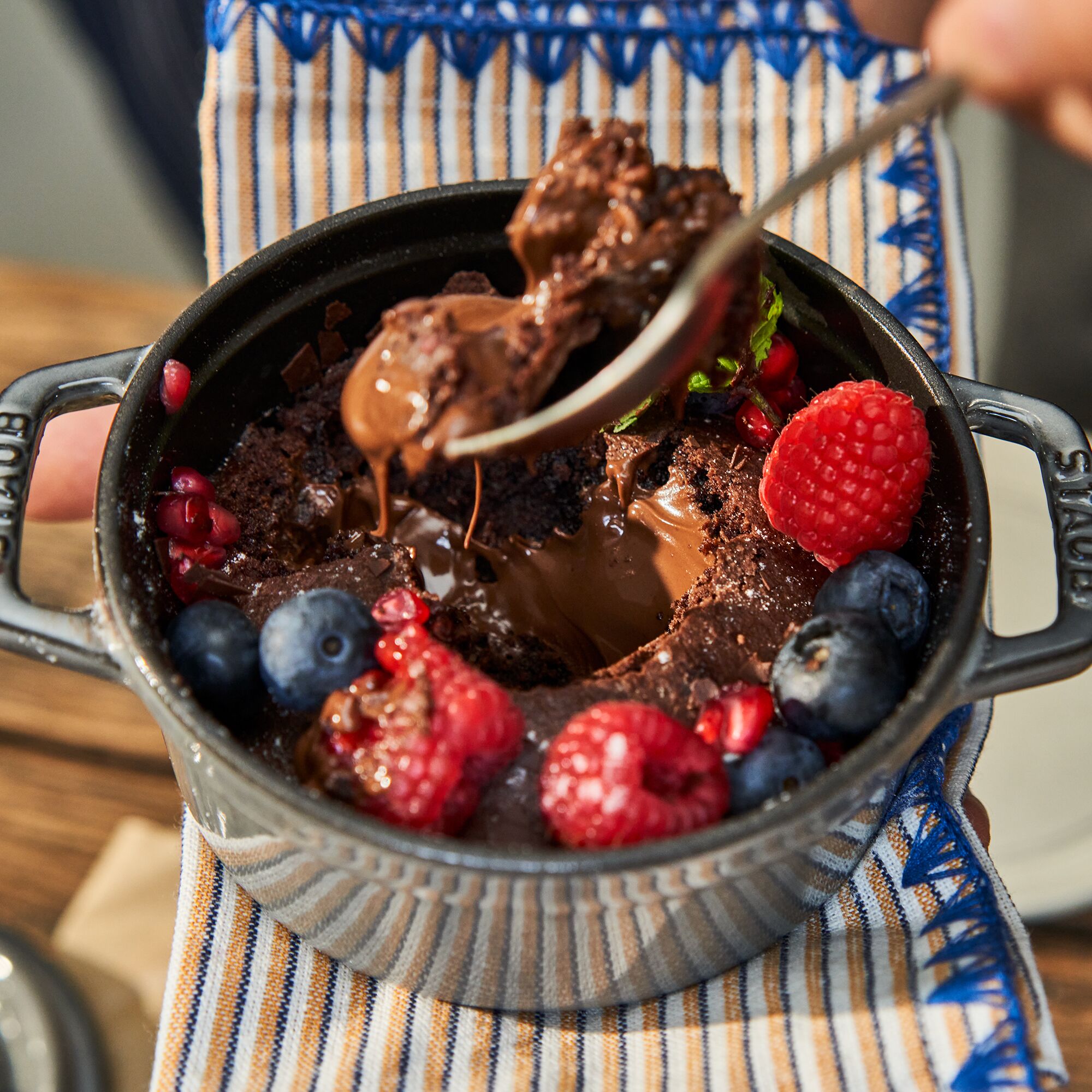 STAUB | LA COCOTTE - Cocotte - Ø 120mm - Gjutjärn - Grafitgrå