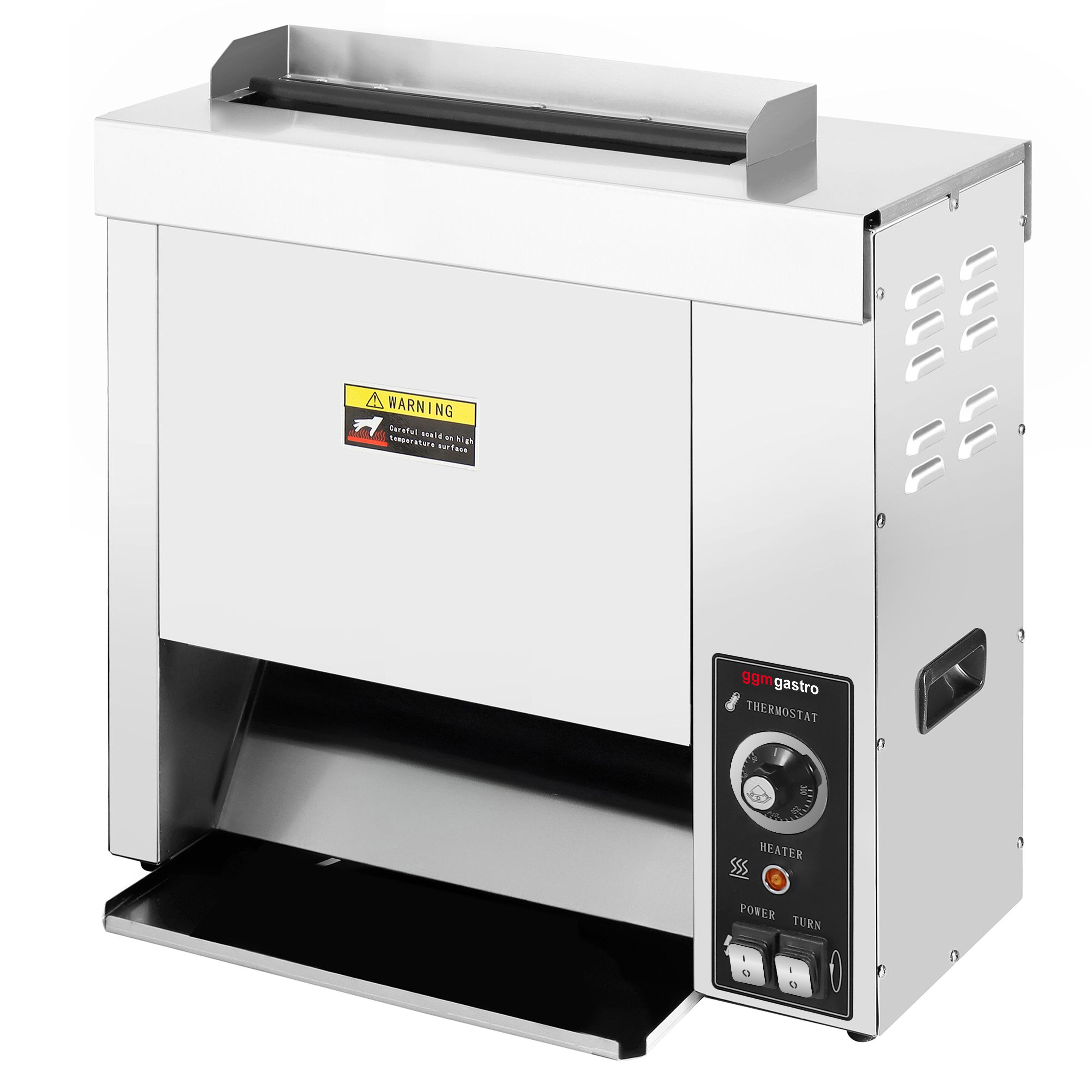 Toaster vertical - Manuel - 2,7 kW - pour pains à burger & hot-dog