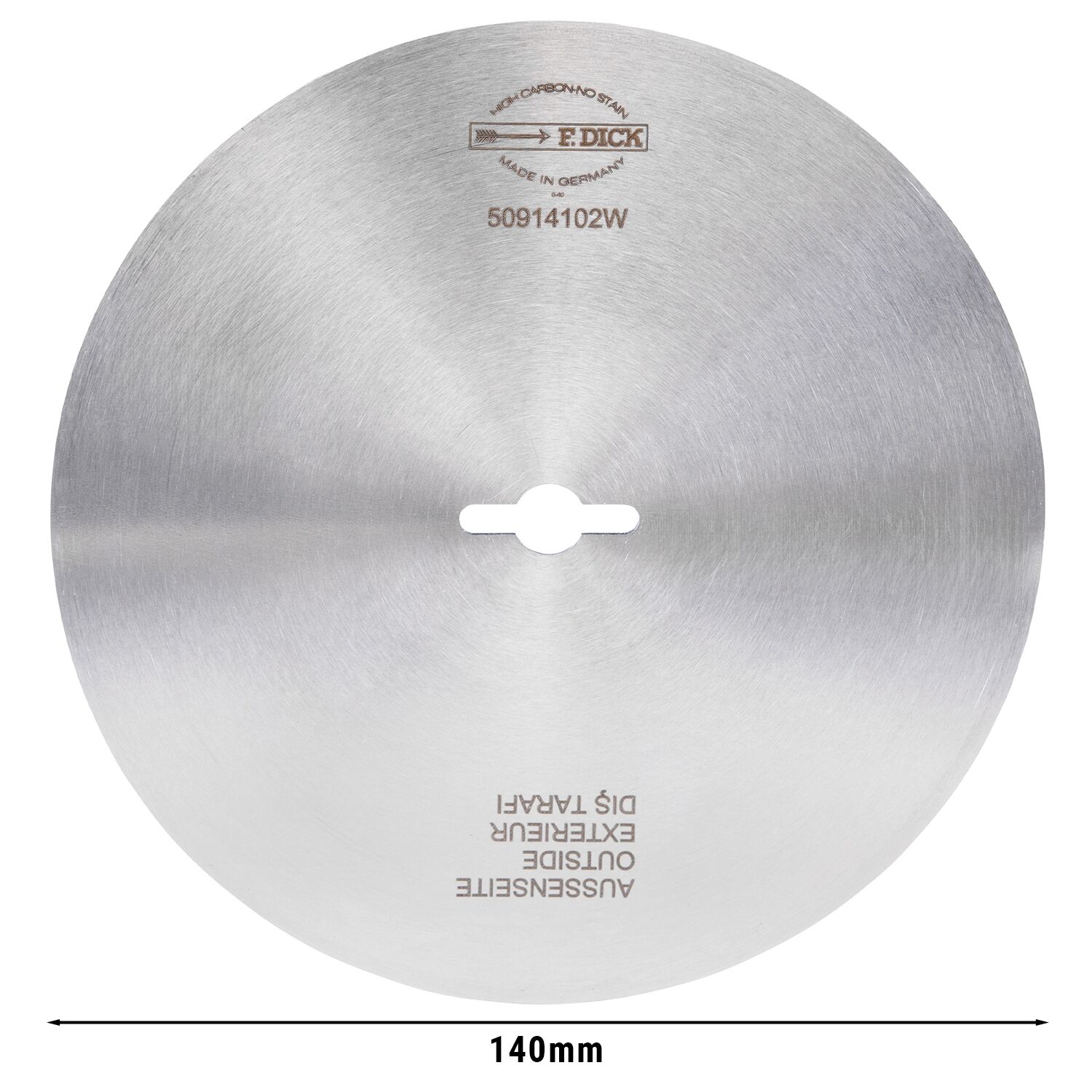 F. DICK® | Couteau de coupe - Ø140mm - lisse