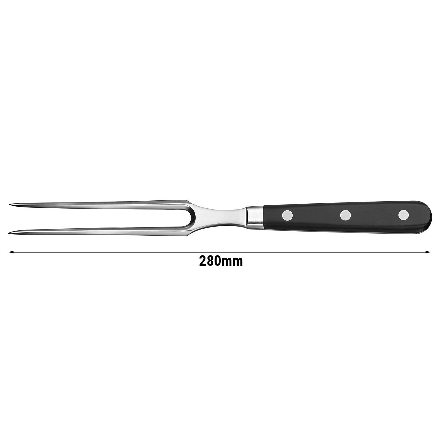 VICTORINOX | GRAND MAÎTRE – Fourchette à trancher – Longueur : 150 mm – Noir