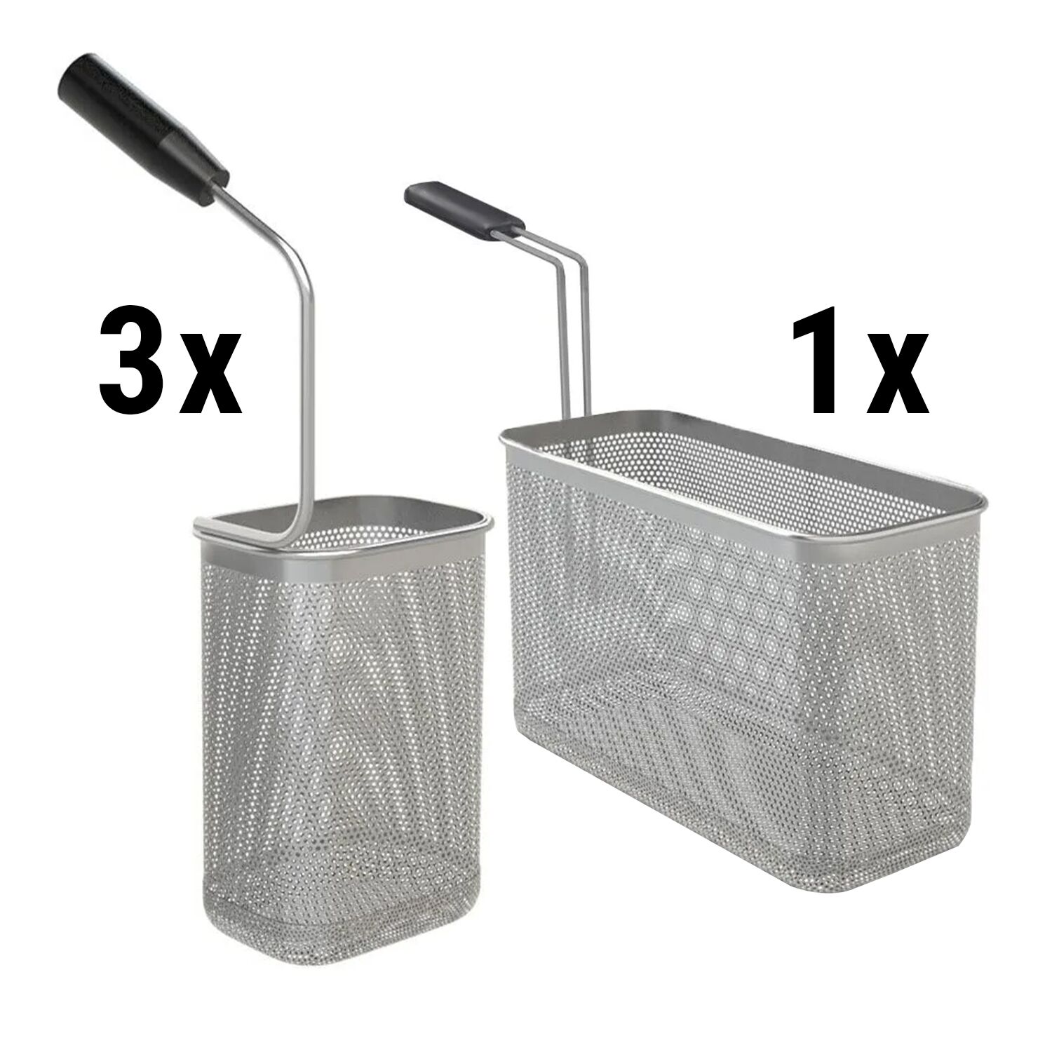 1x 1/2 & 3x 1/6 Panier à nouilles - 330x140x200mm; 145x105x200mm - Inox - pour ENB479P, GNB479E & GNB879E